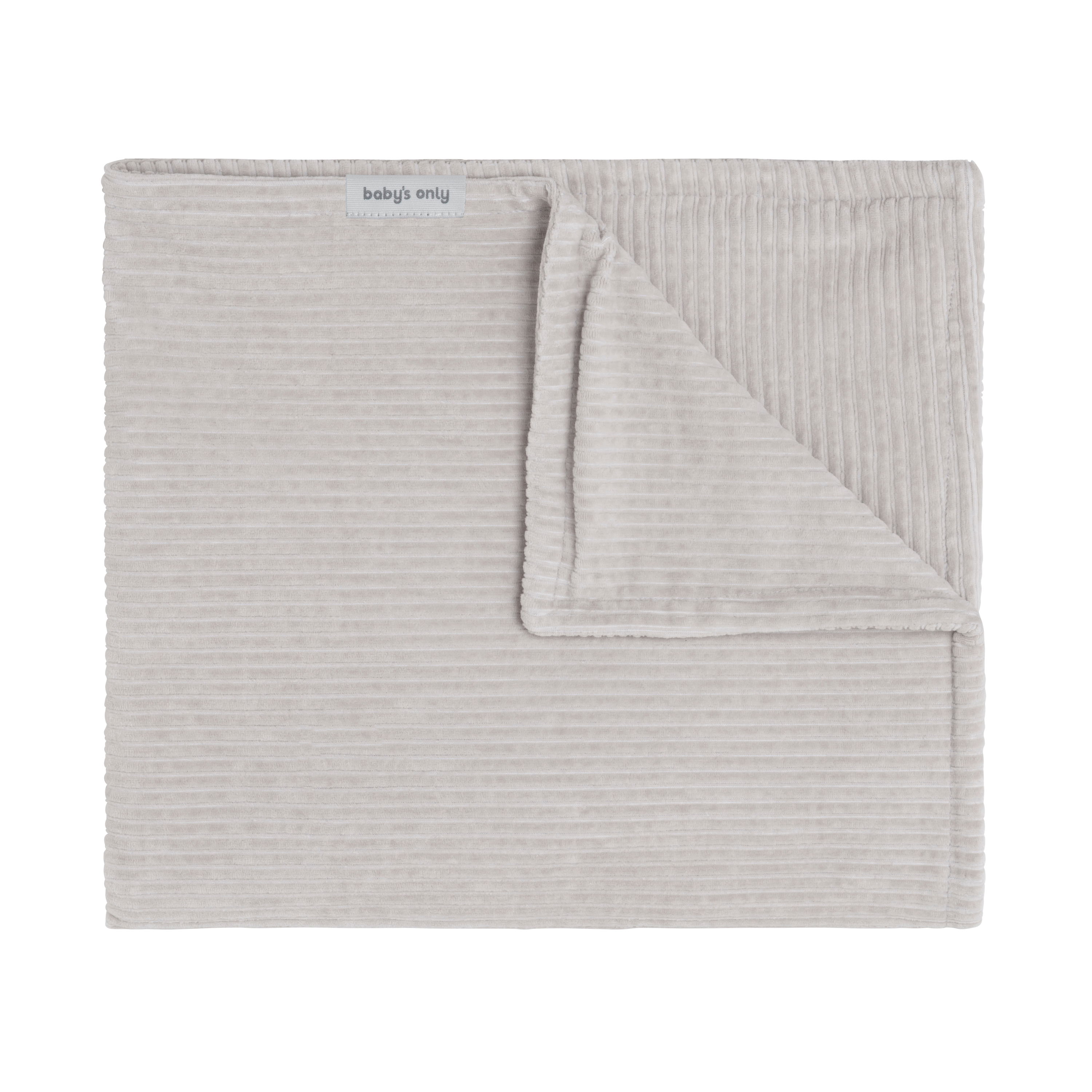 Baby crib blanket Sense pebble grey