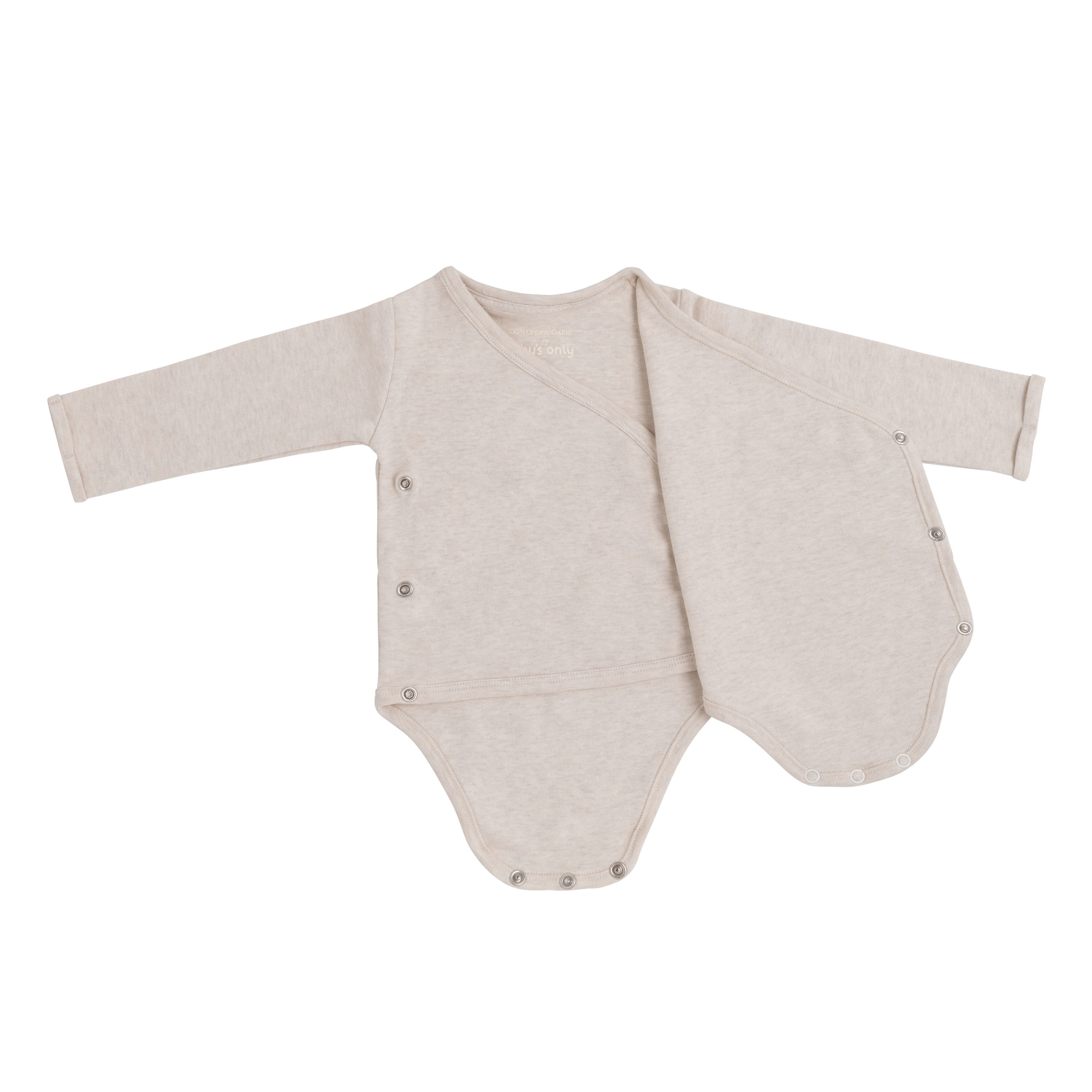 Baby Body Langen Ärmeln Melange Warm Linen - 50