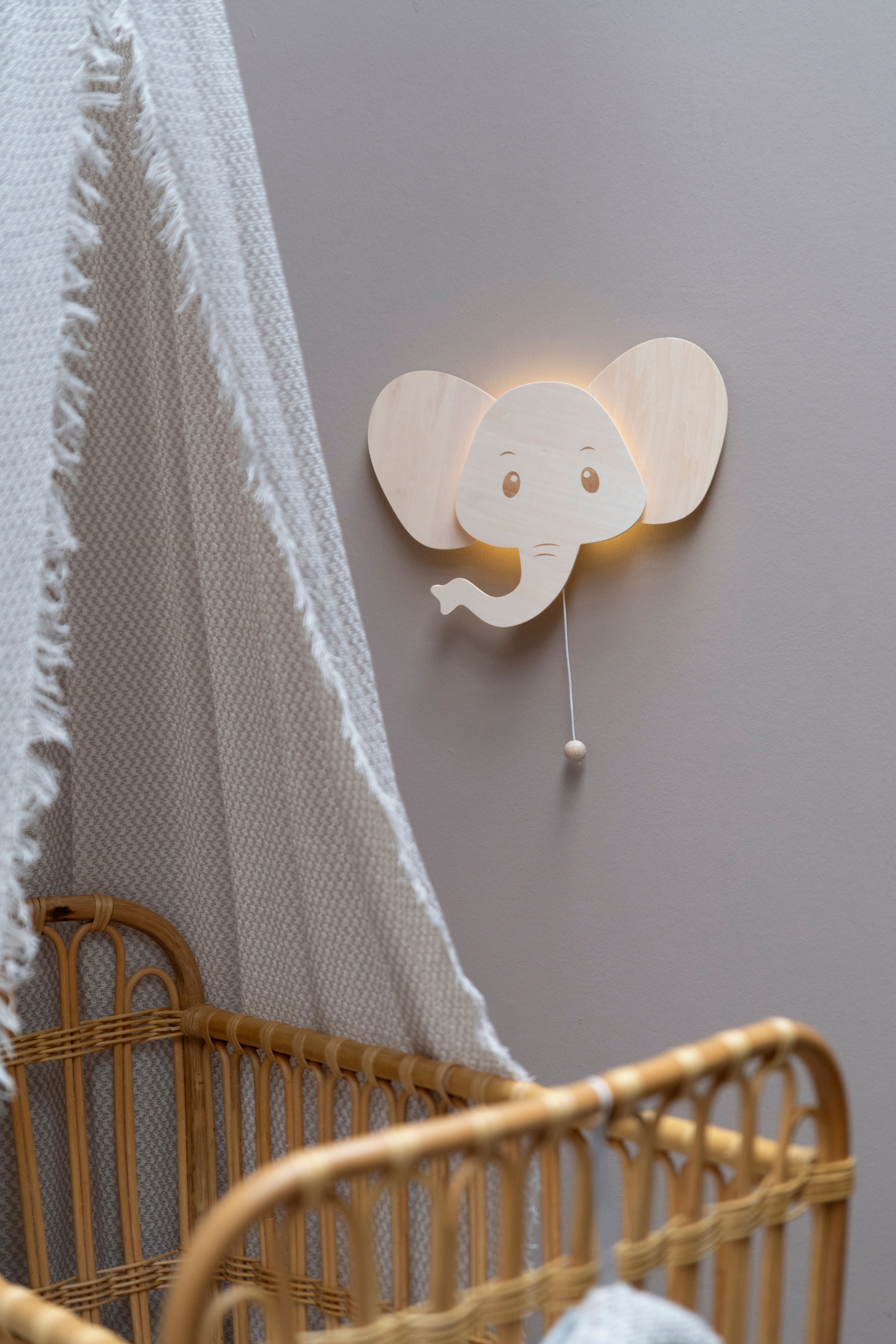 Wandlamp olifant Wonder