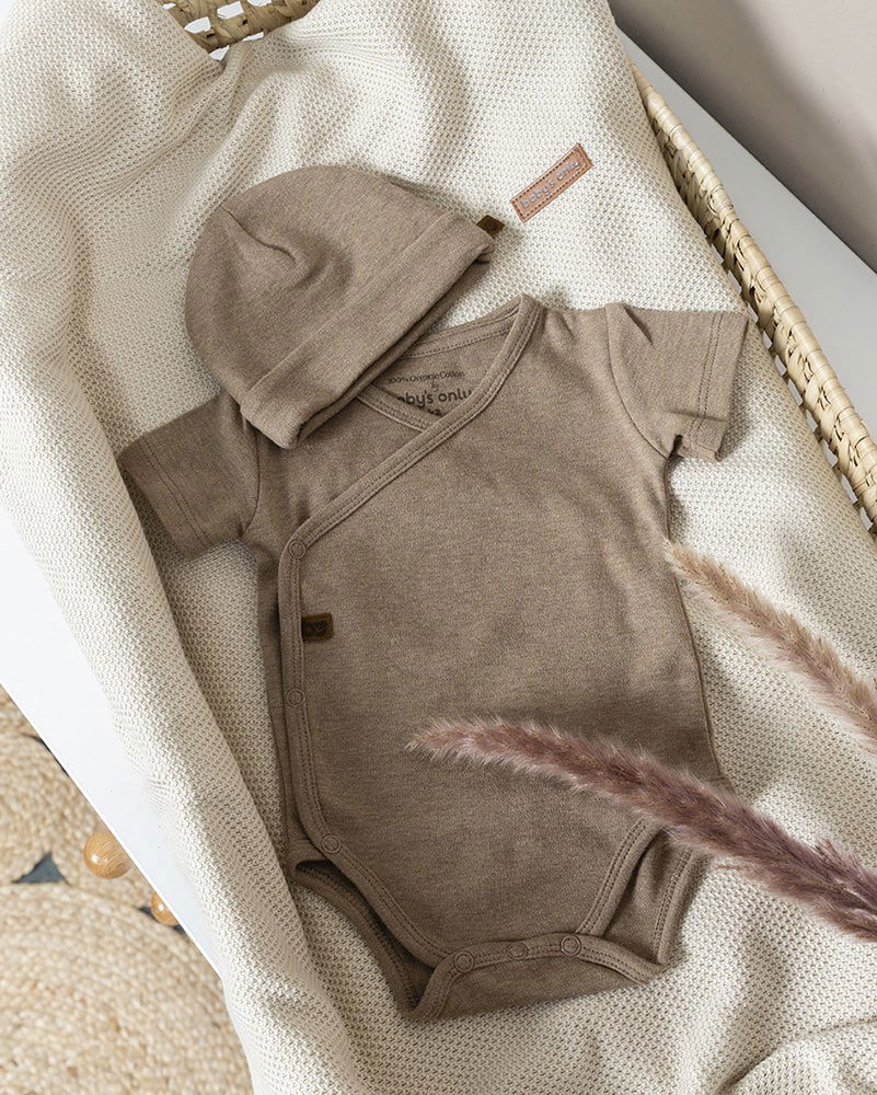 Hat Melange warm linen - 3-6 months