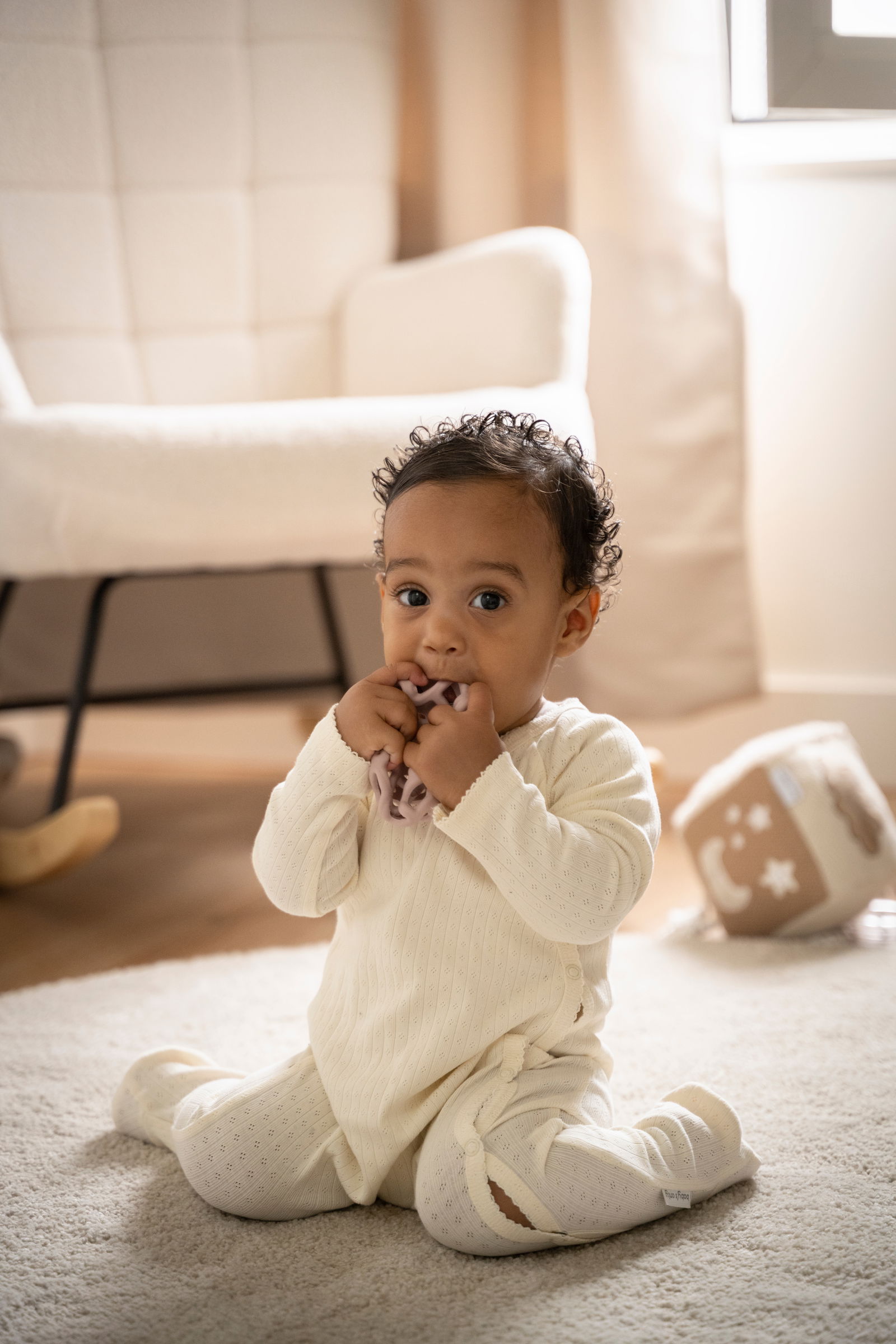 Boxpakje met voetjes Dream cream - 62