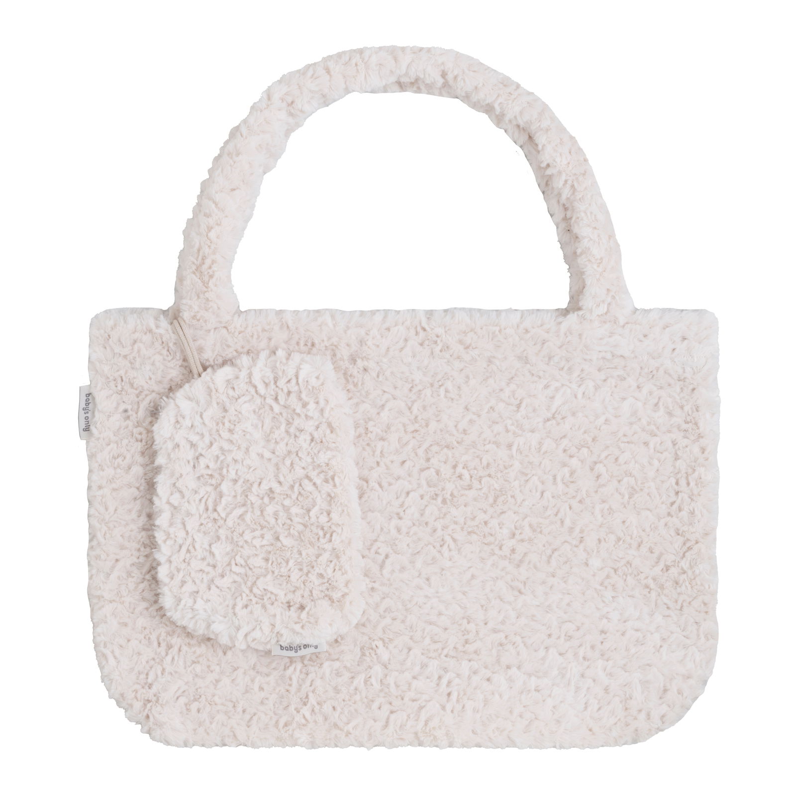 Mom bag Snow woolwhite - with pouch