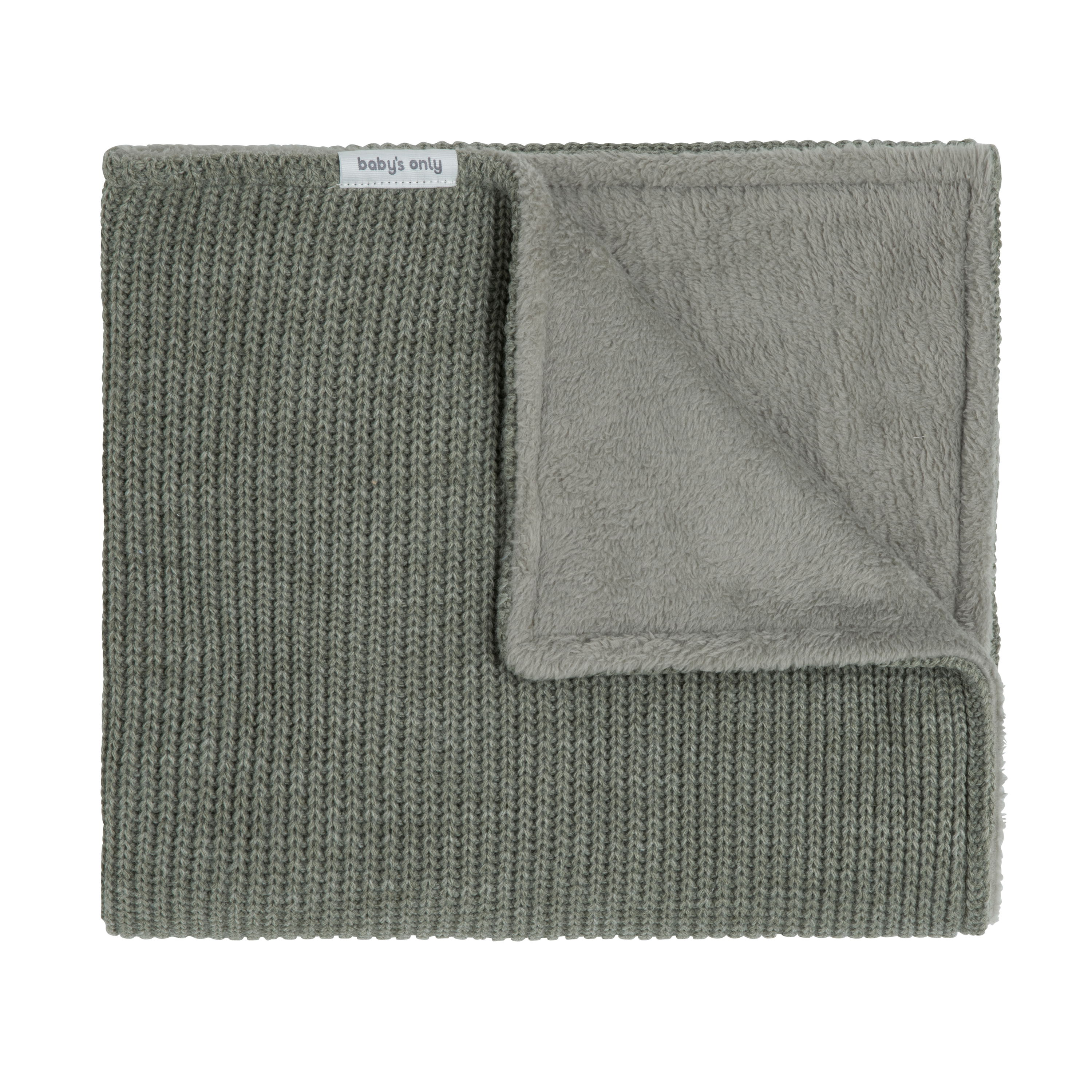 Couverture berceau teddy Hope urban green