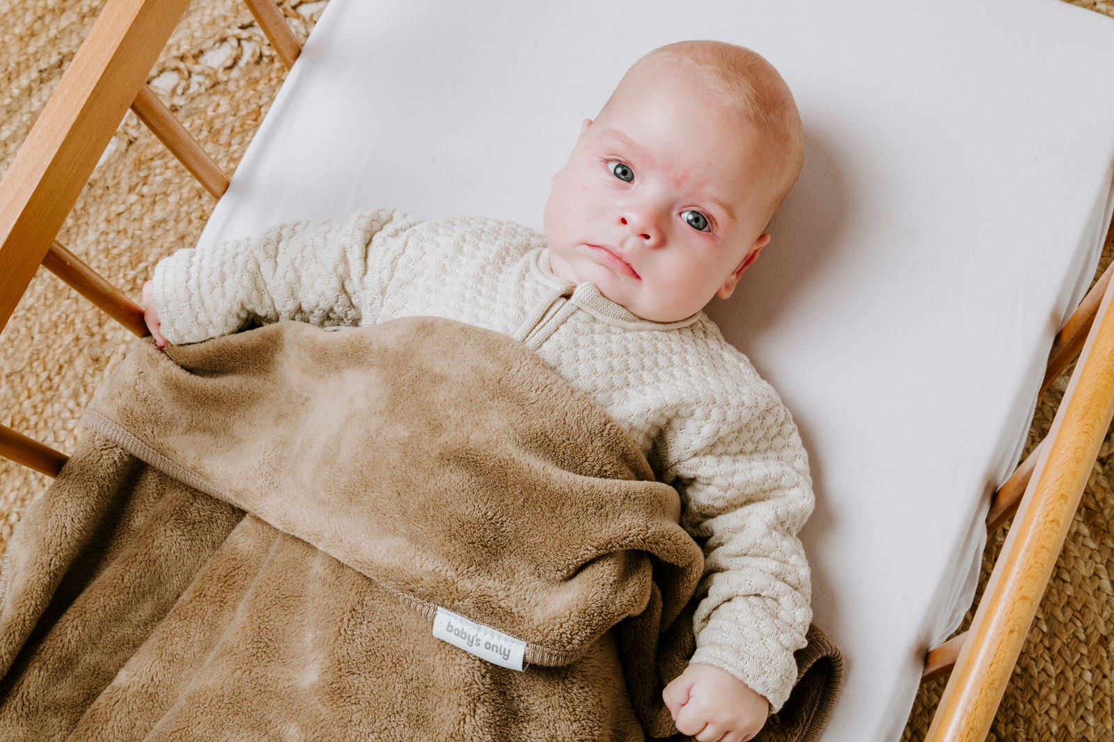 Ledikantdeken Cozy clay