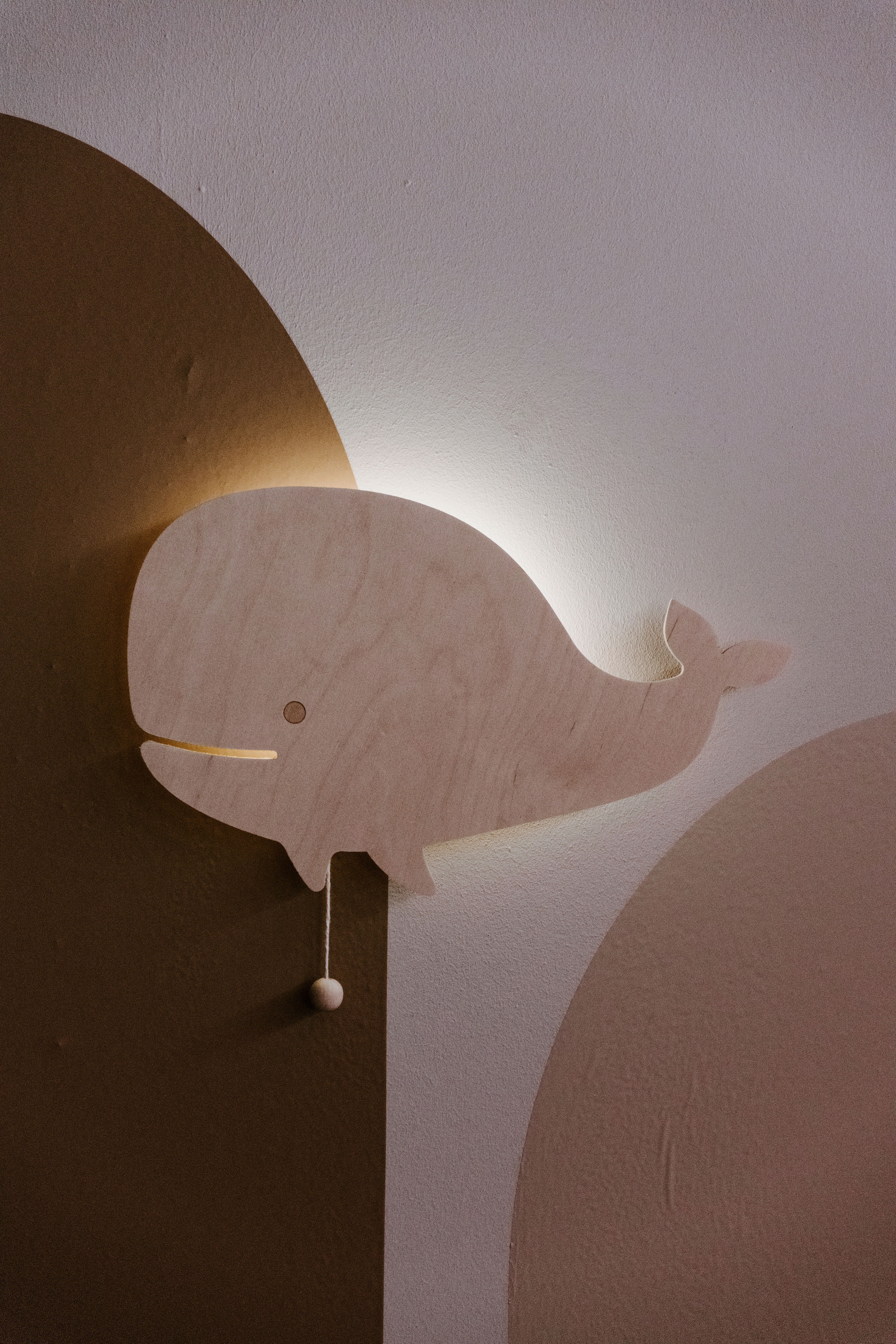 Wandlamp walvis Wonder