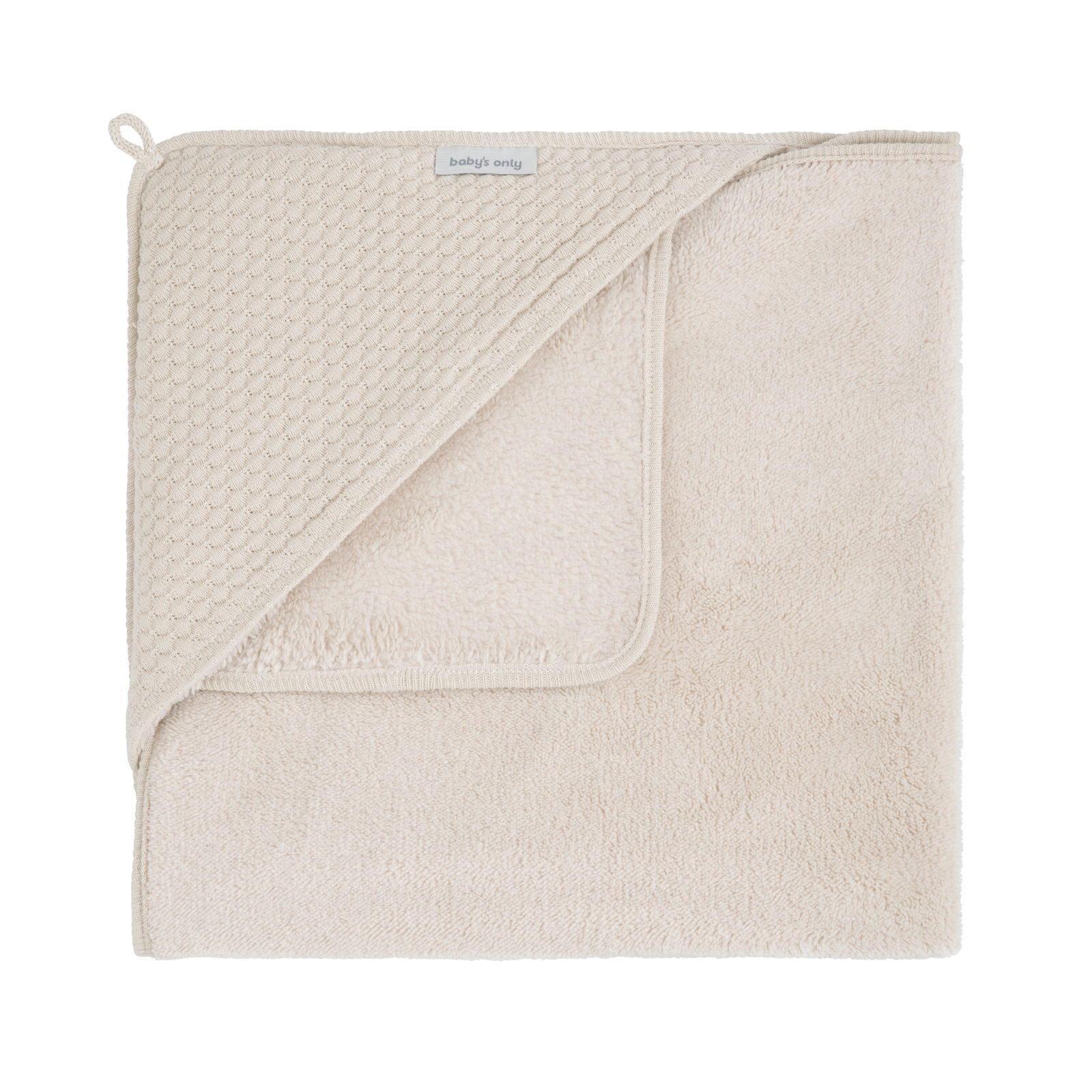 Hooded baby blanket Sky warm linen