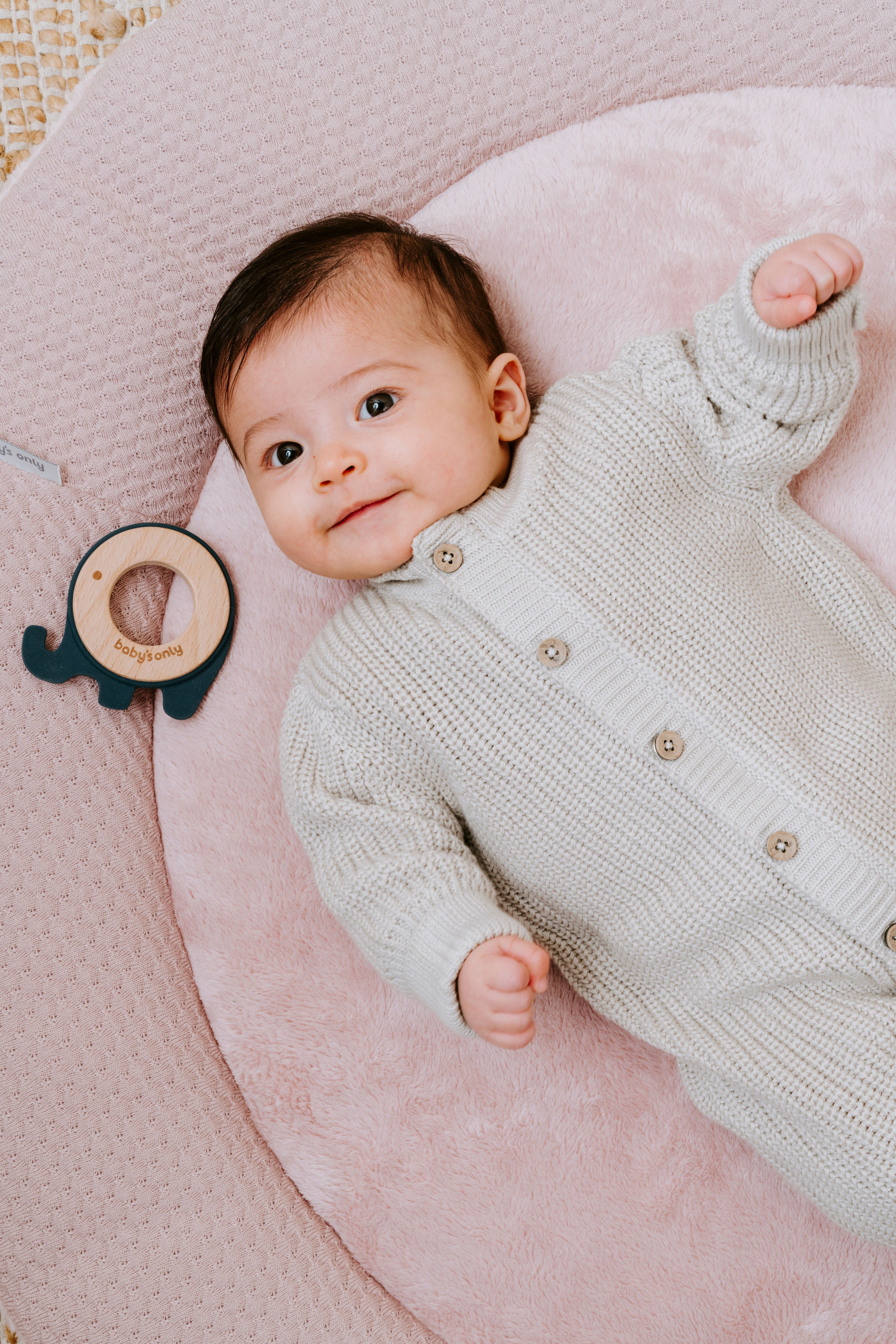 Playpen mat Sky old pink - Ø95 cm