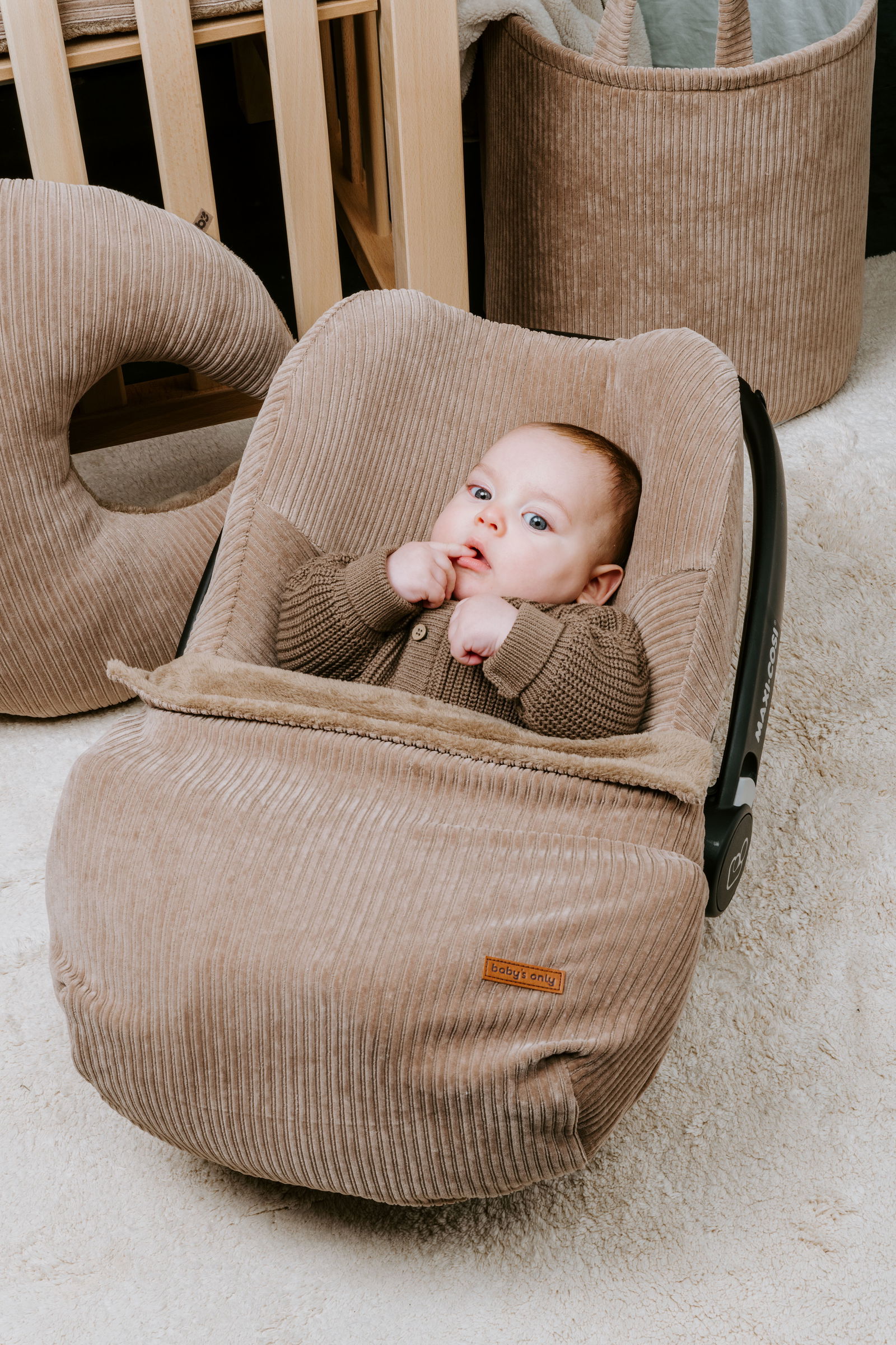 Car seat blanket Sense clay