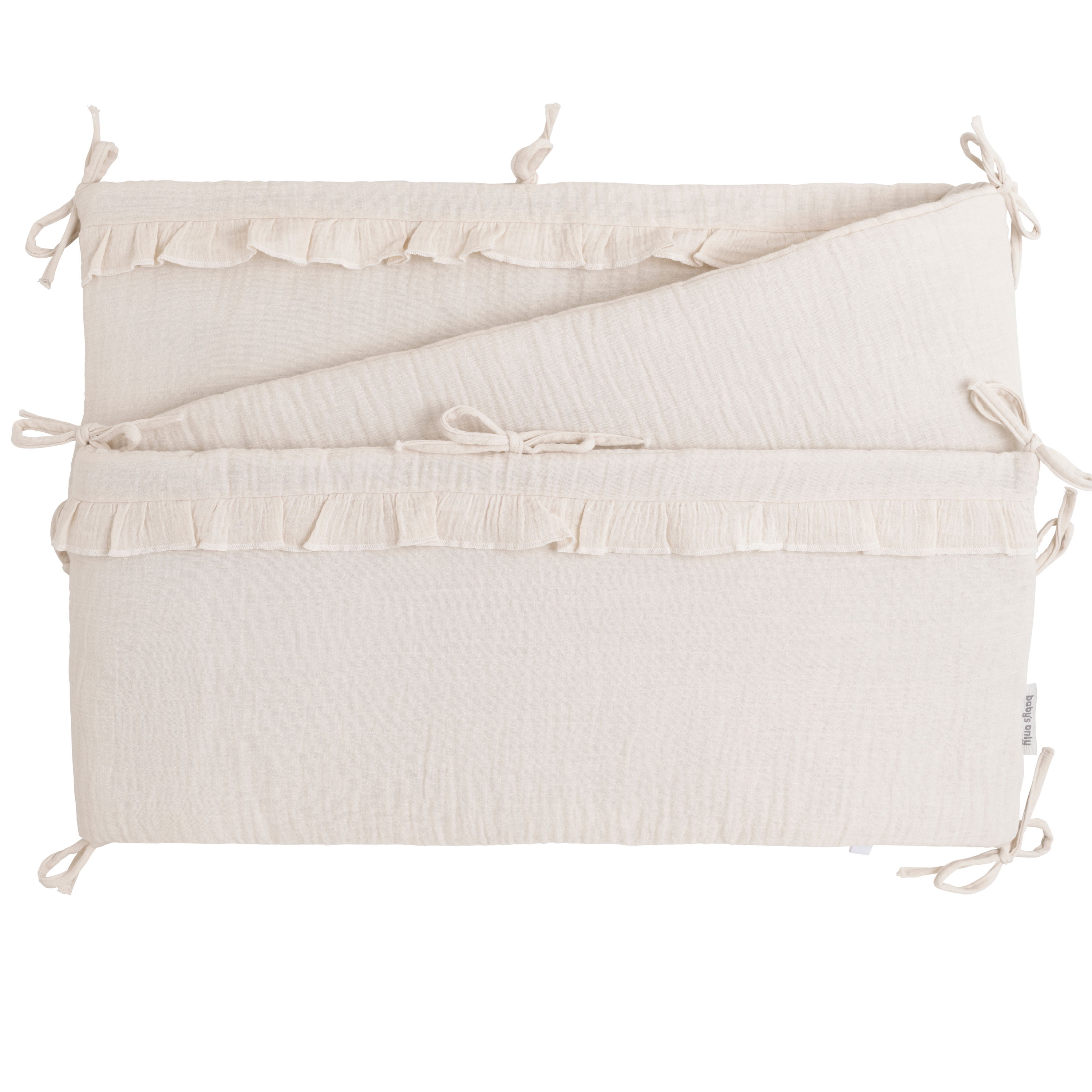 Bed/playpen bumper Calm warm linen