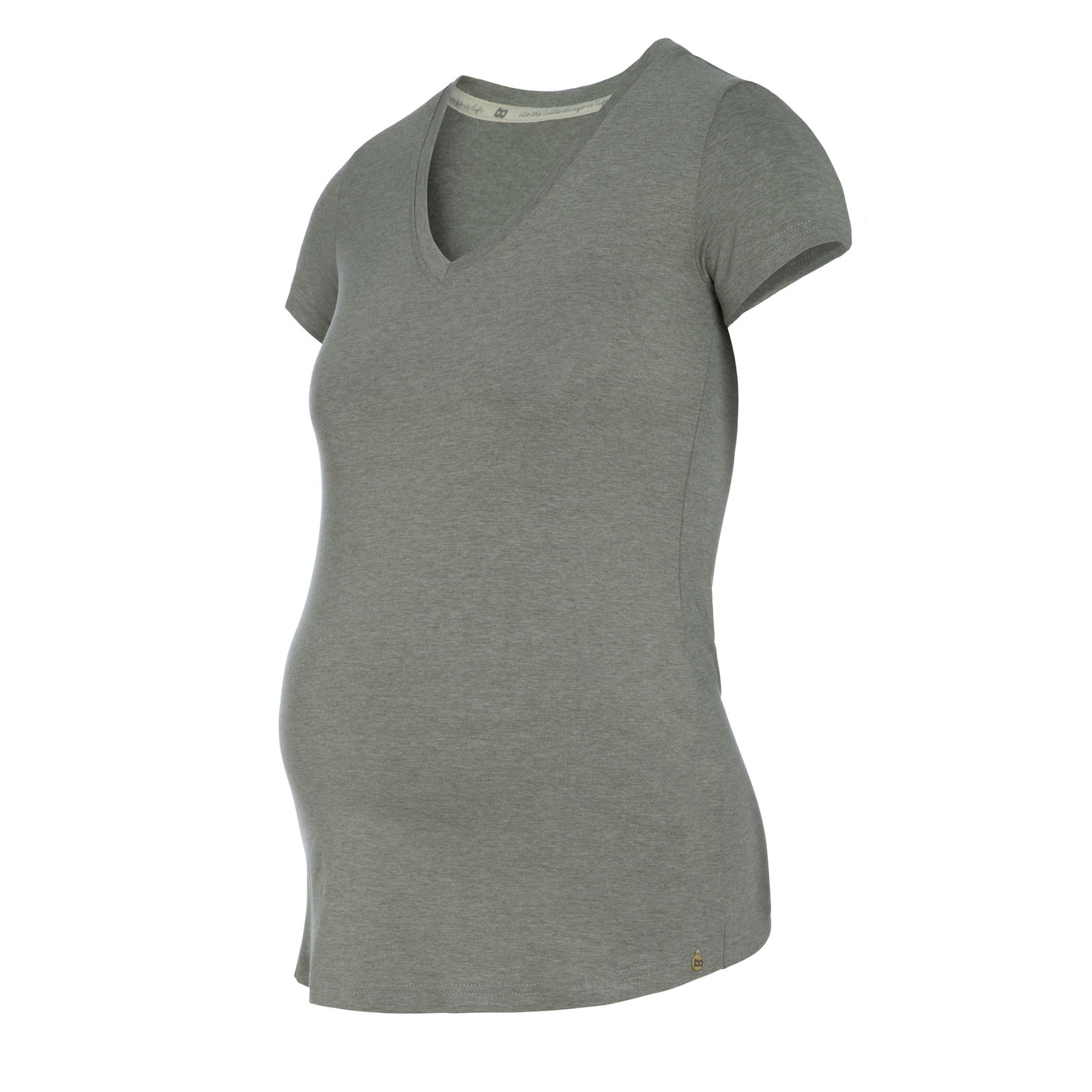 Maternity T-shirt Glow urban green - S