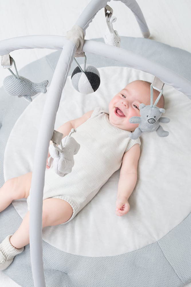 Activity mat silver-grey/grey/white