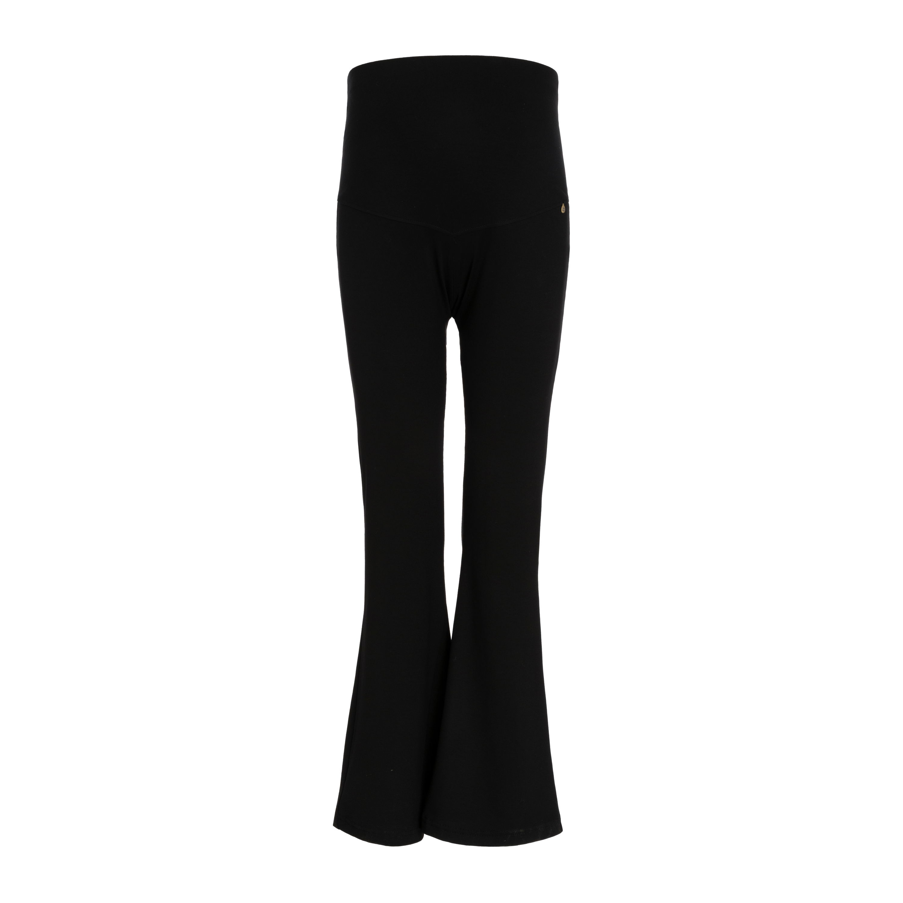 Flared maternity pants Glow black - S