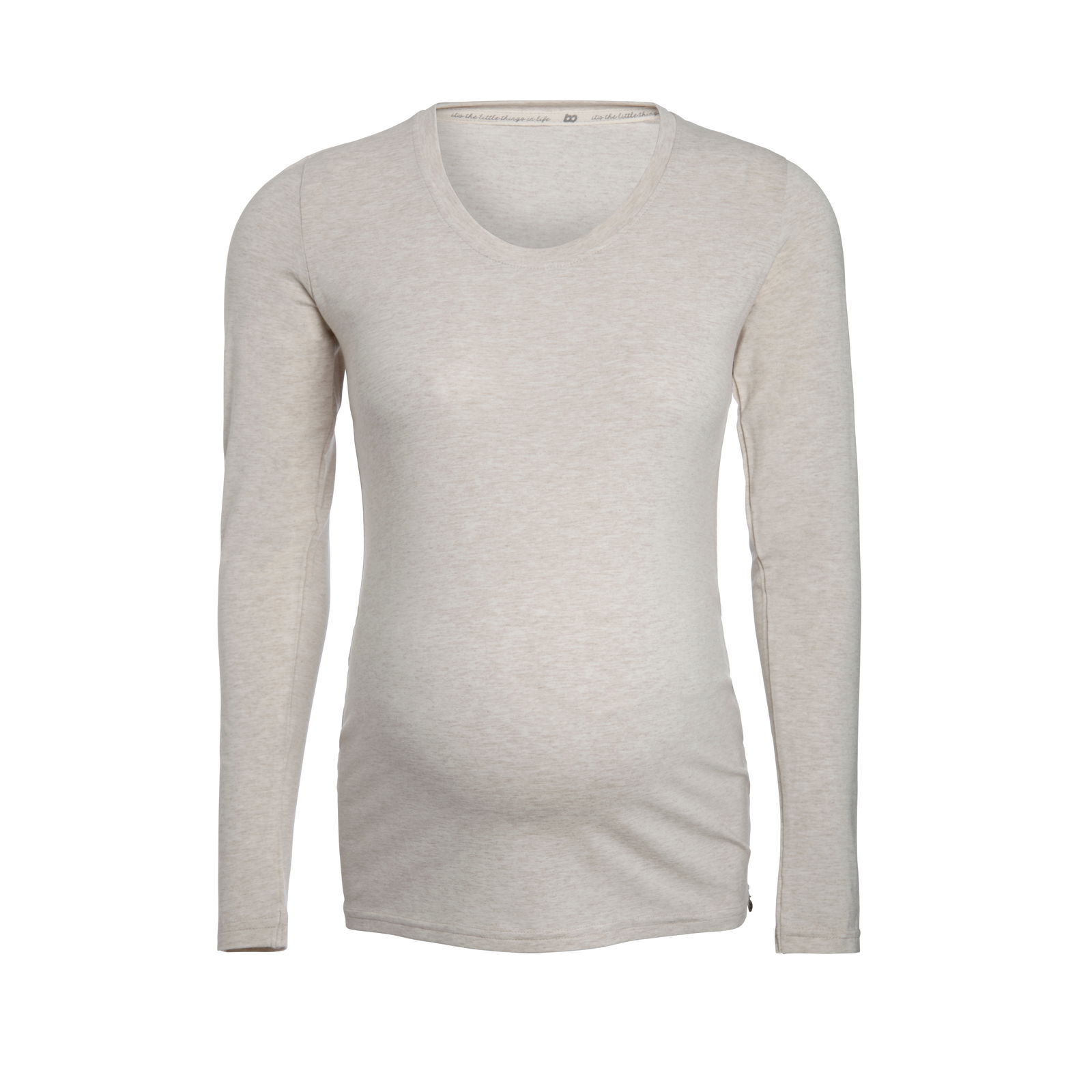 Maternity long sleeve top Glow ecru - S