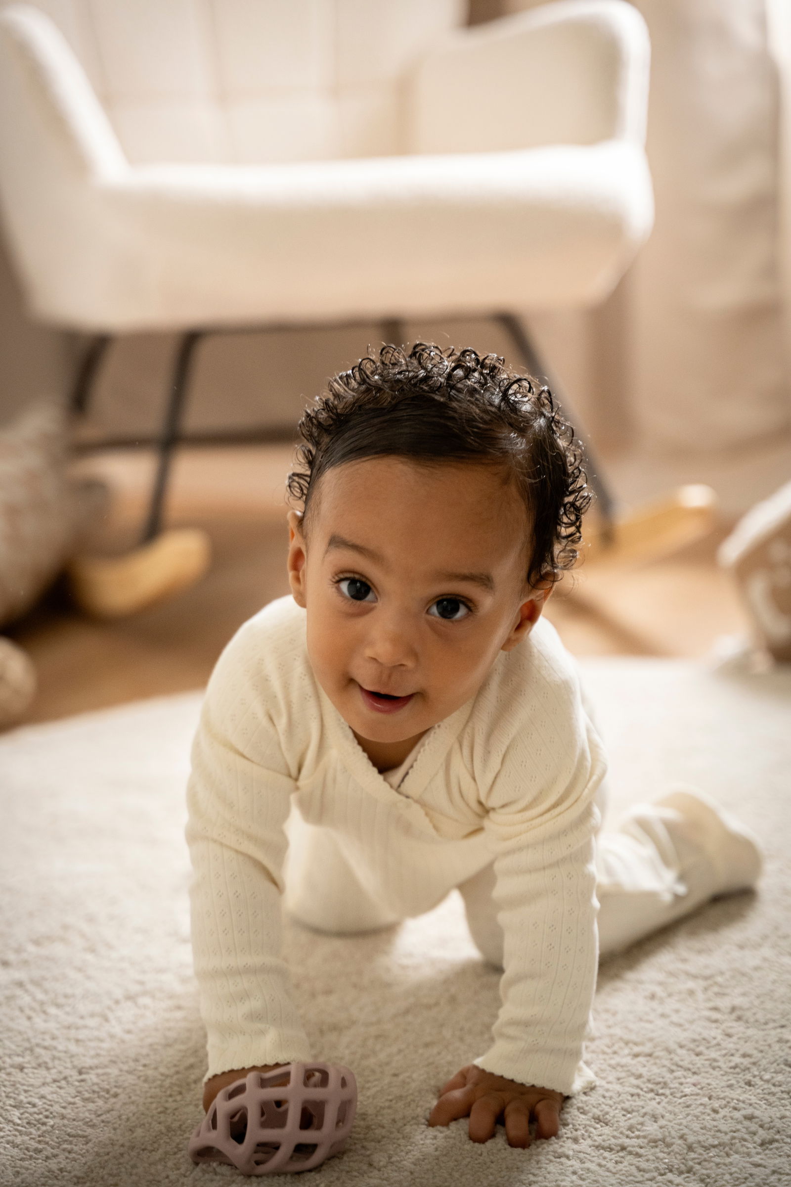 Boxpakje met voetjes Dream cream - 62