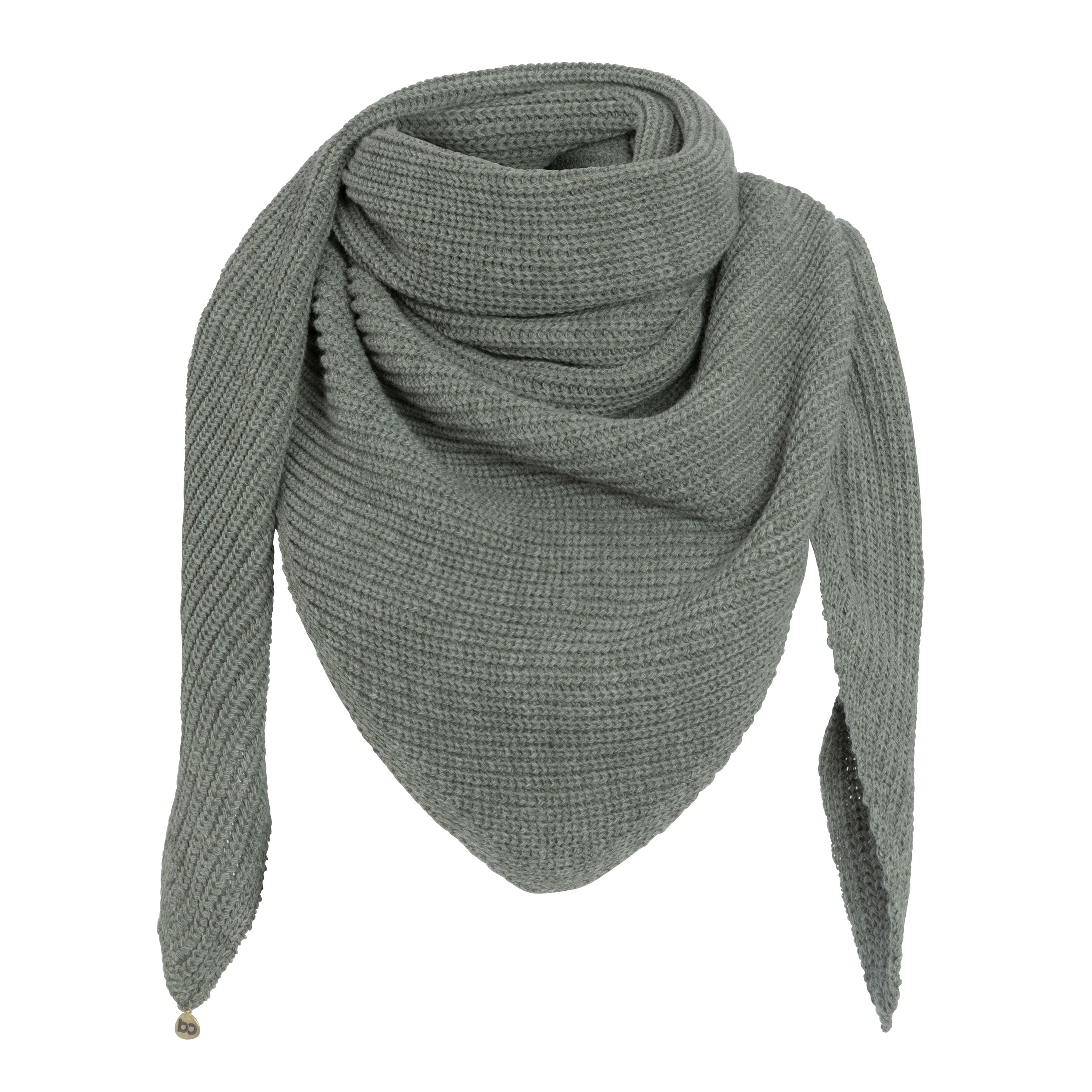 Triangle scarf Glow urban green