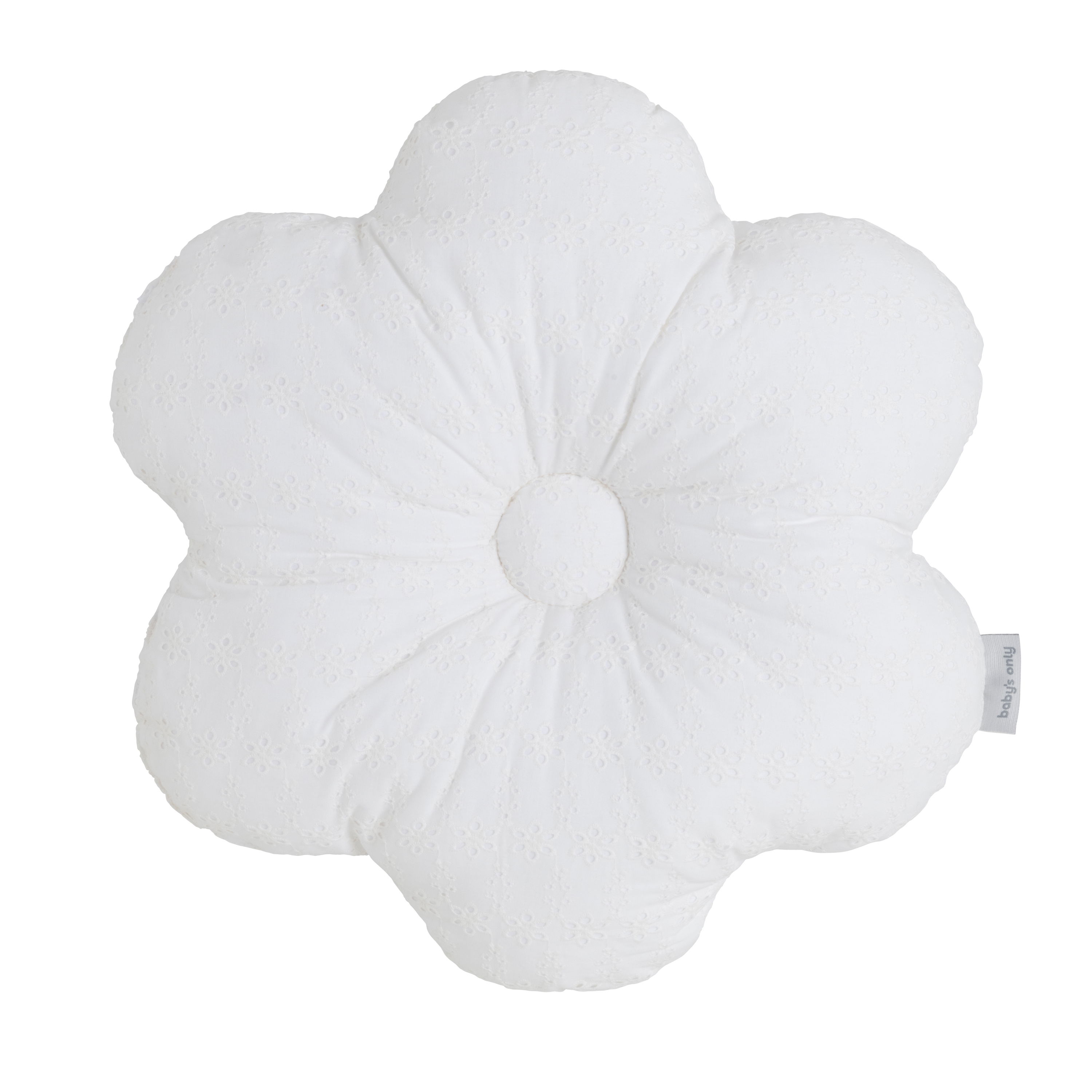 Coussin fleur Calm blanc