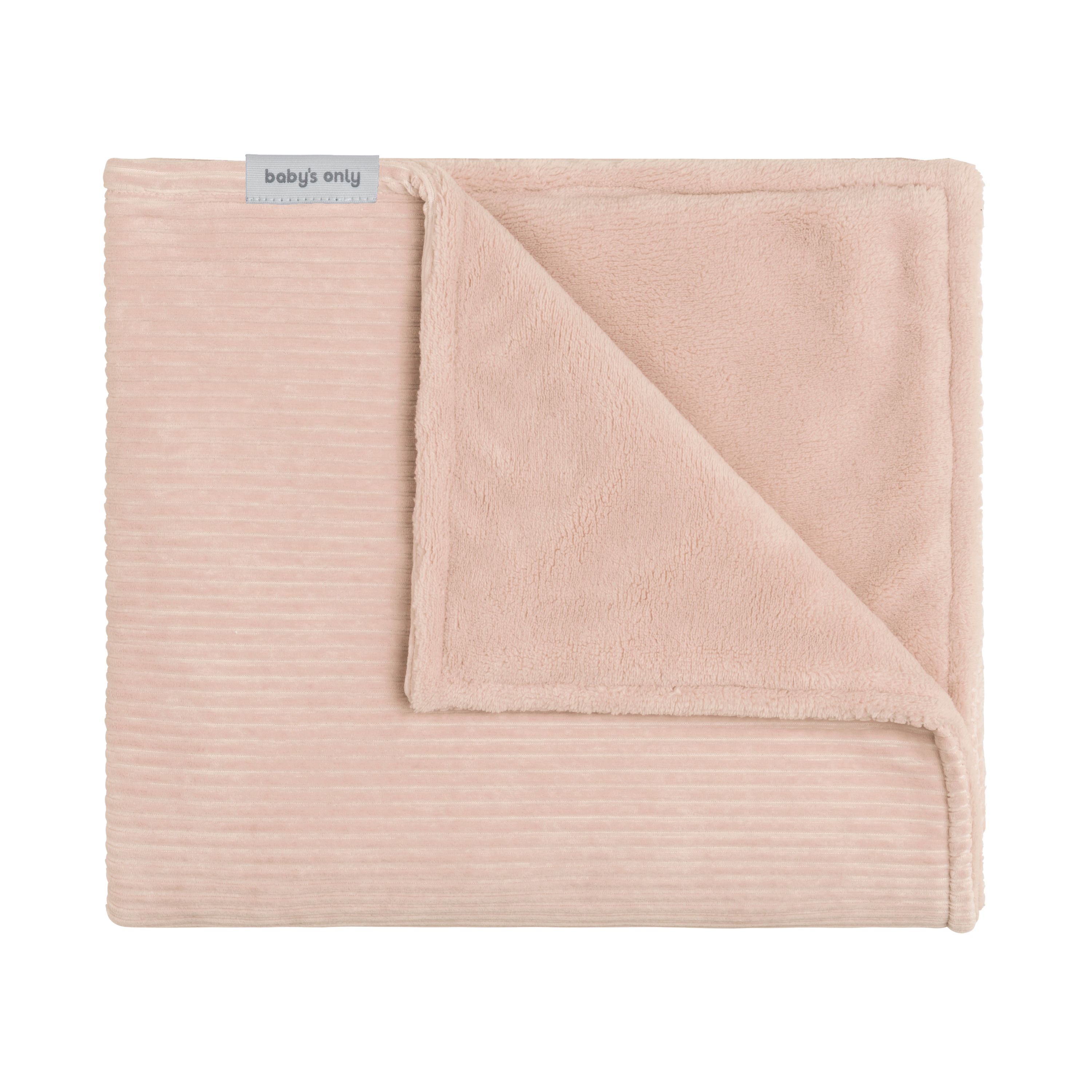 Couverture berceau teddy Sense peach