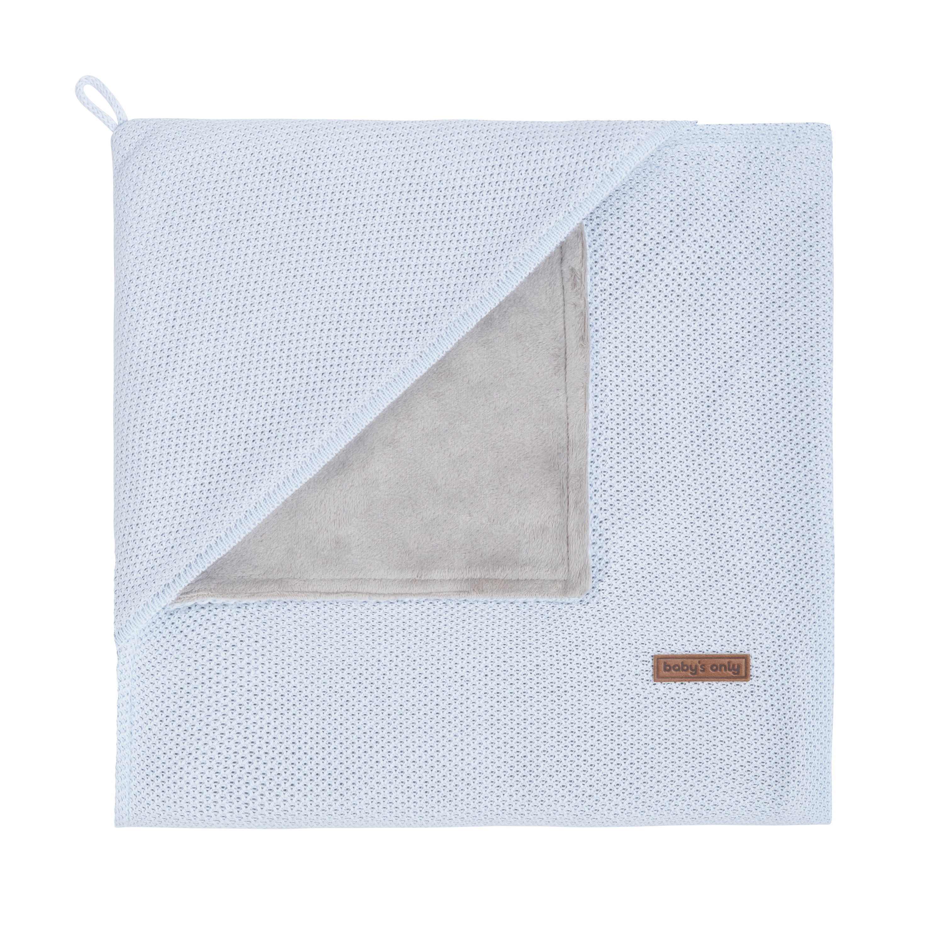 Couverture enveloppante soft Classic poudre bleu