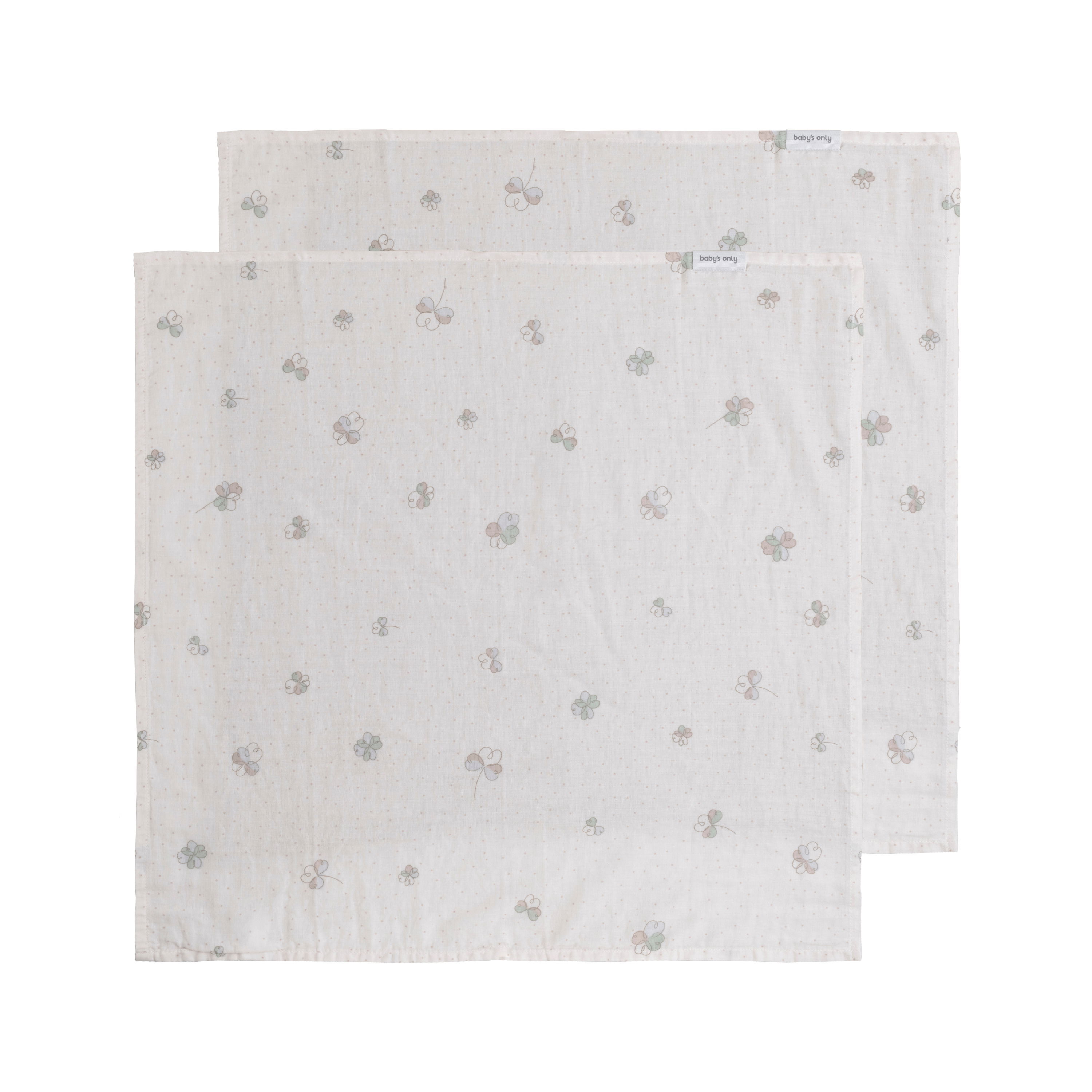 Muslin cloth Tender clover - 65x65 - 2-pack