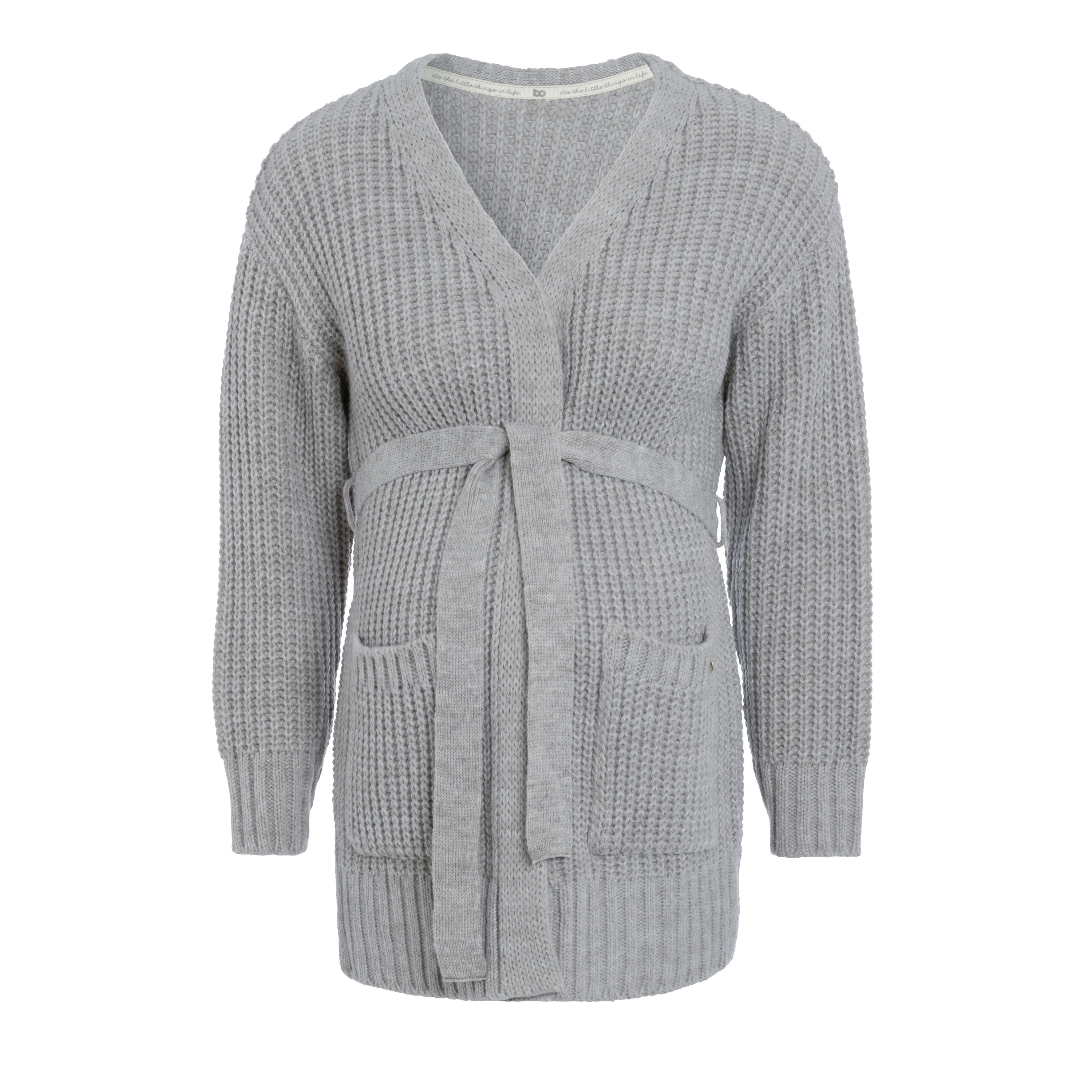 Maternity cardigan Glow dusty grey - XL