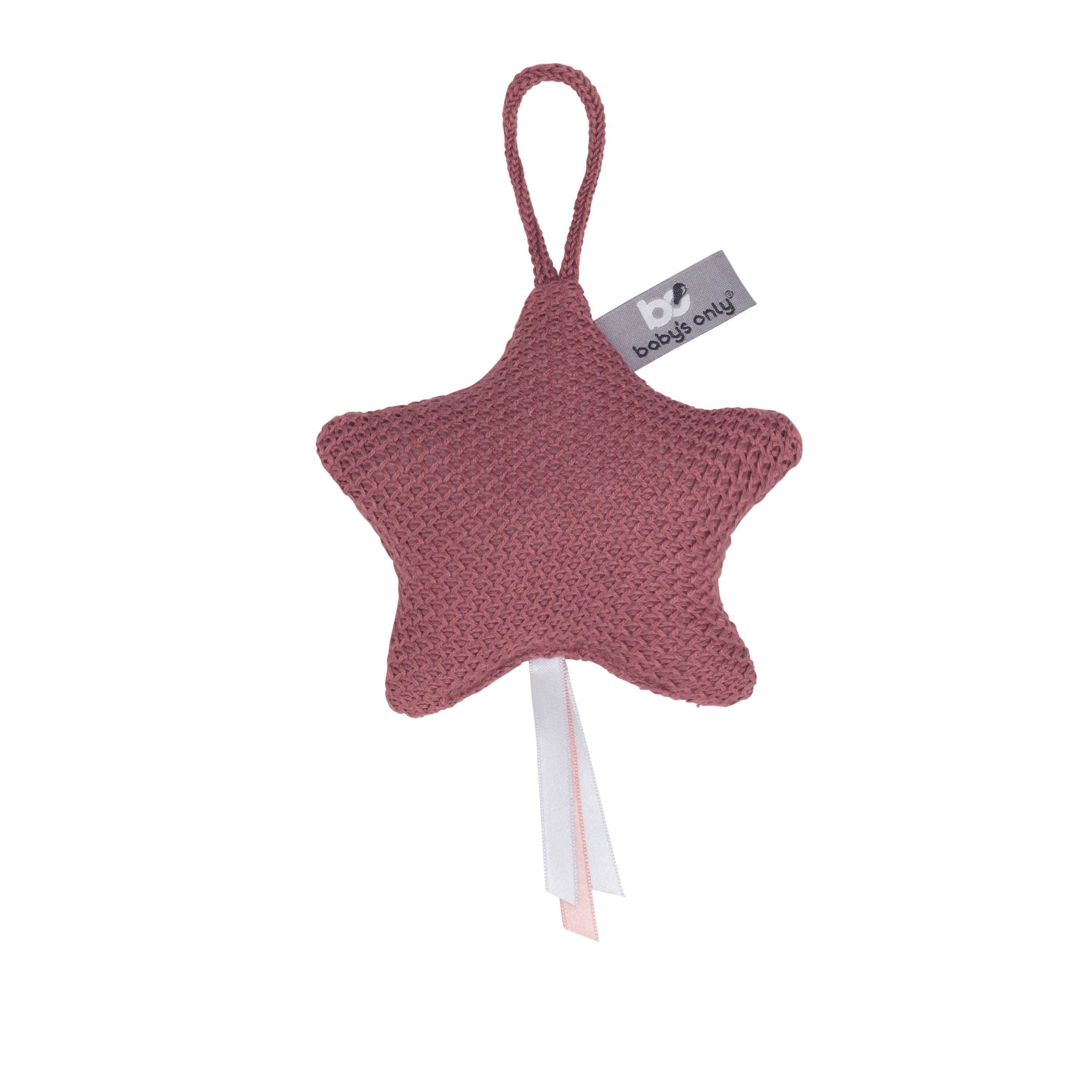 Decoration star Classic stone red