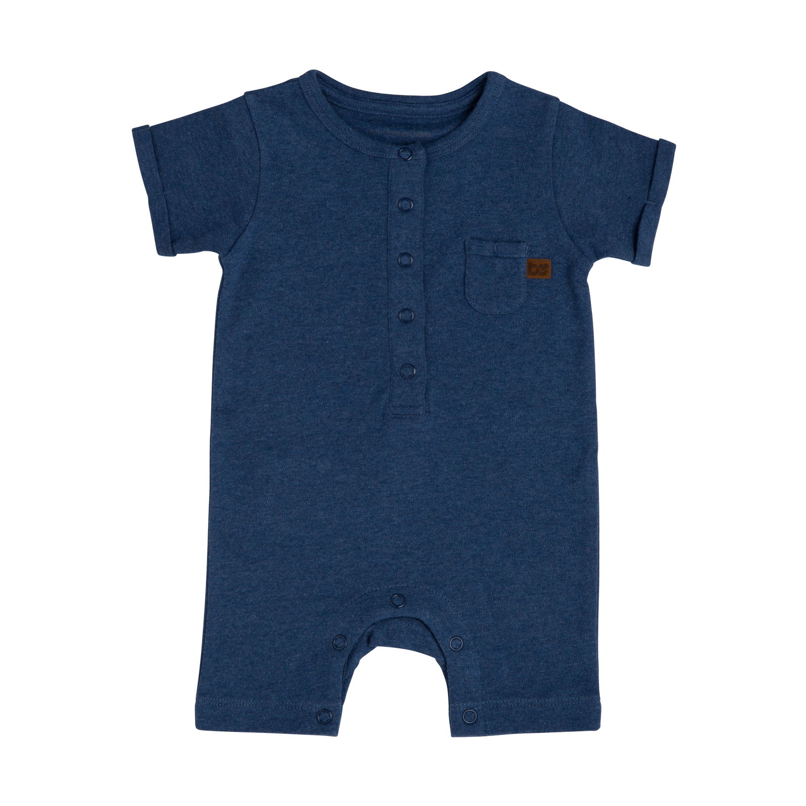 Grenouillère manches courtes Melange jeans - 50