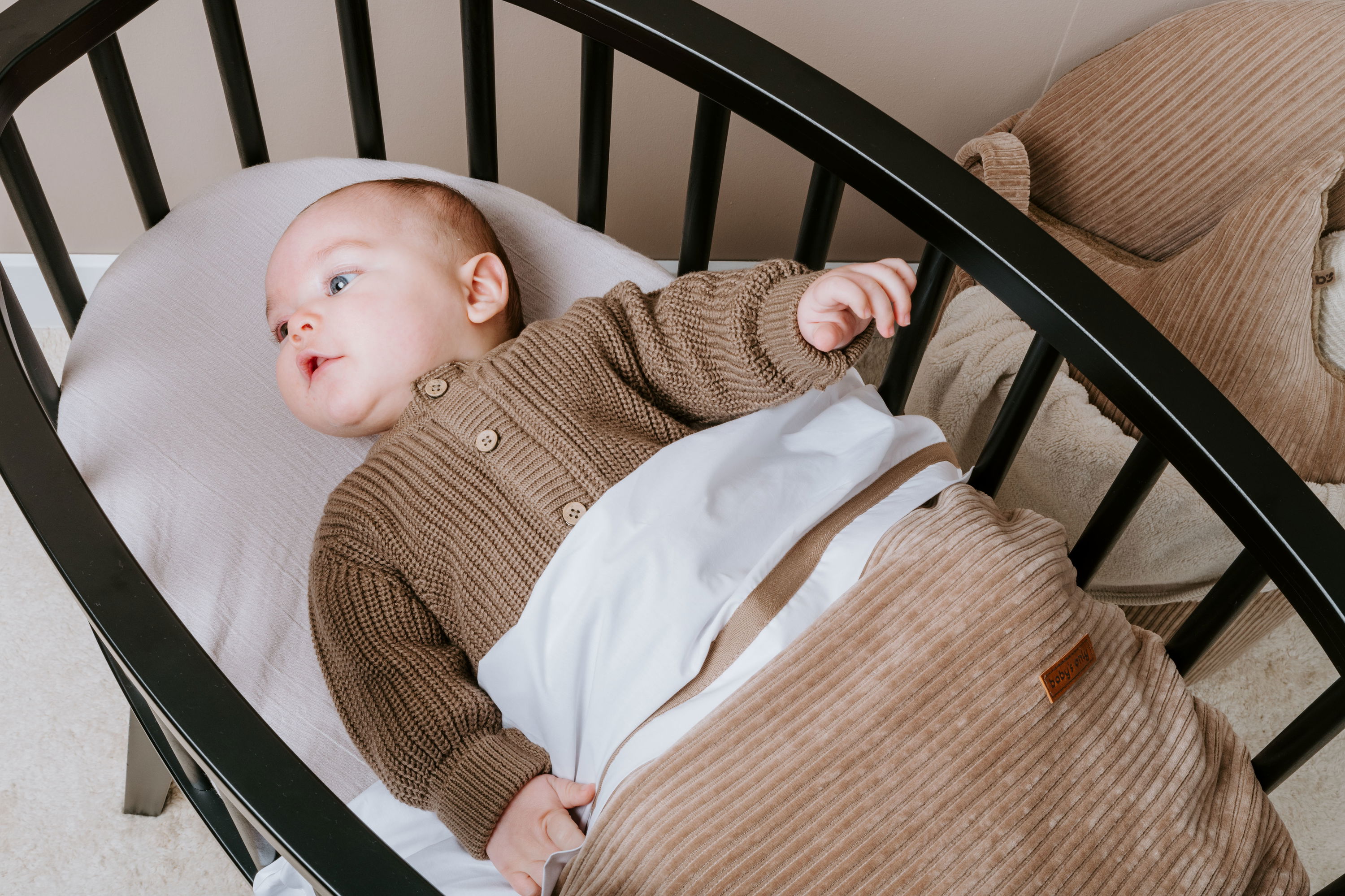 Baby crib blanket Sense clay