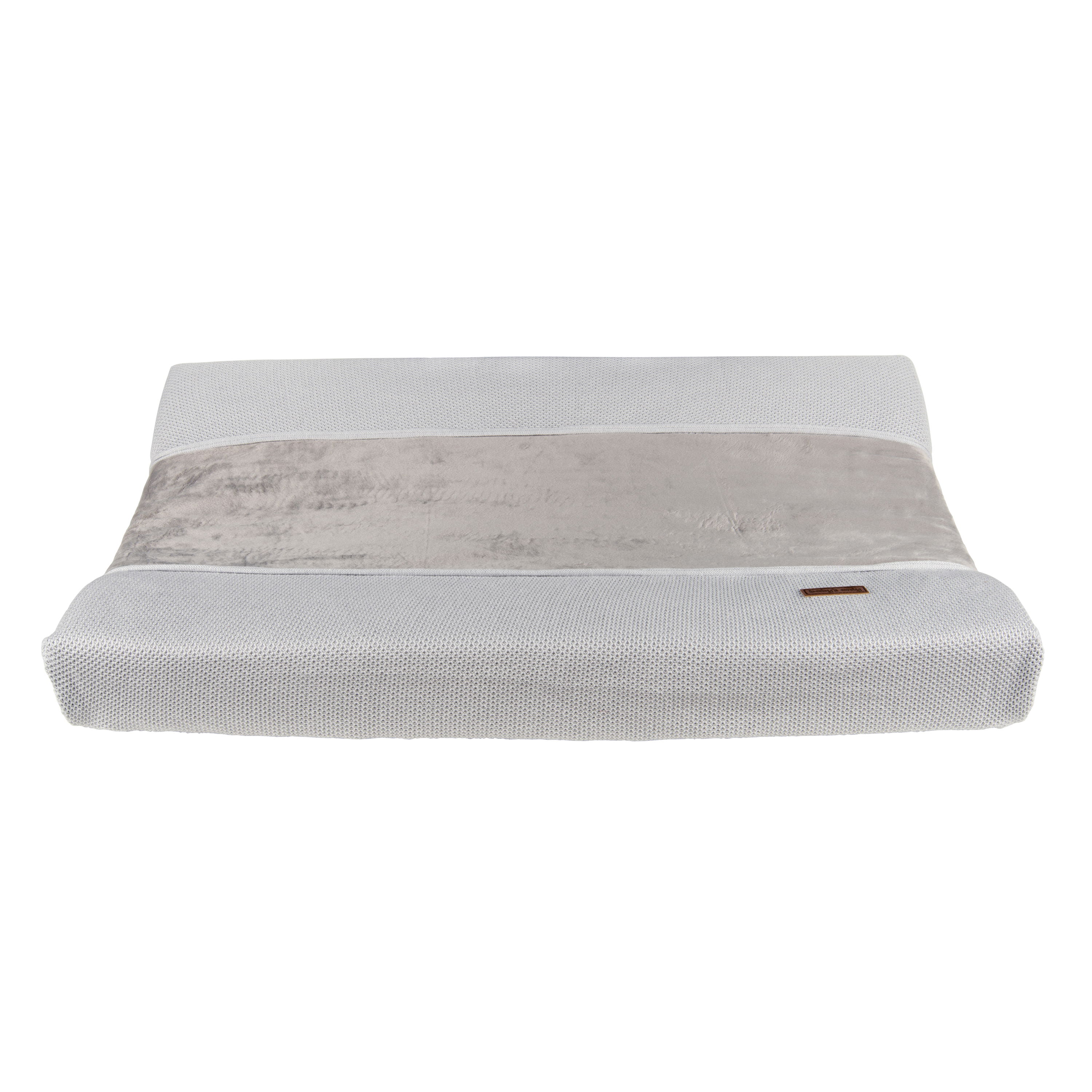 Housse matelas à langer Classic gris argent - 45x70