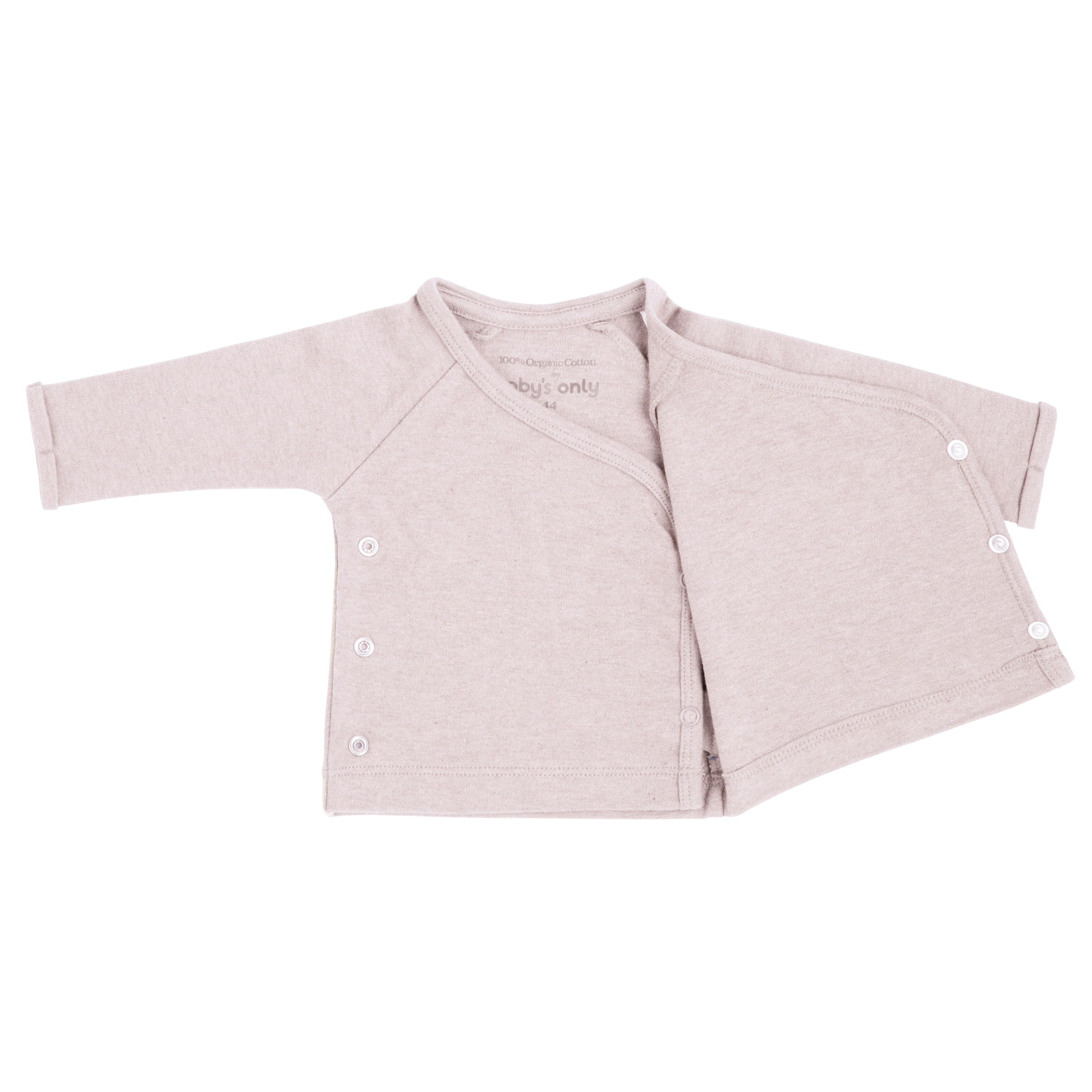 Baby Wickelpullover Melange Klassisch Rosa - 44