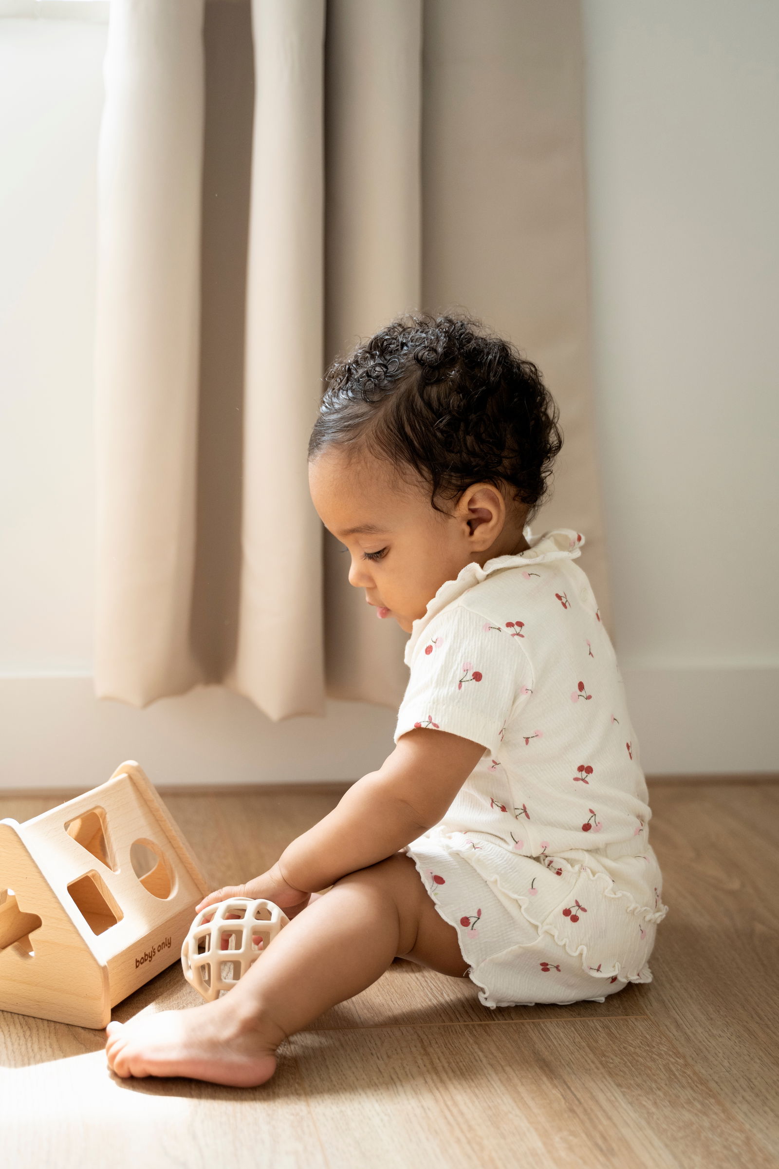 Toy ball urban green/warm linen - 2-pack