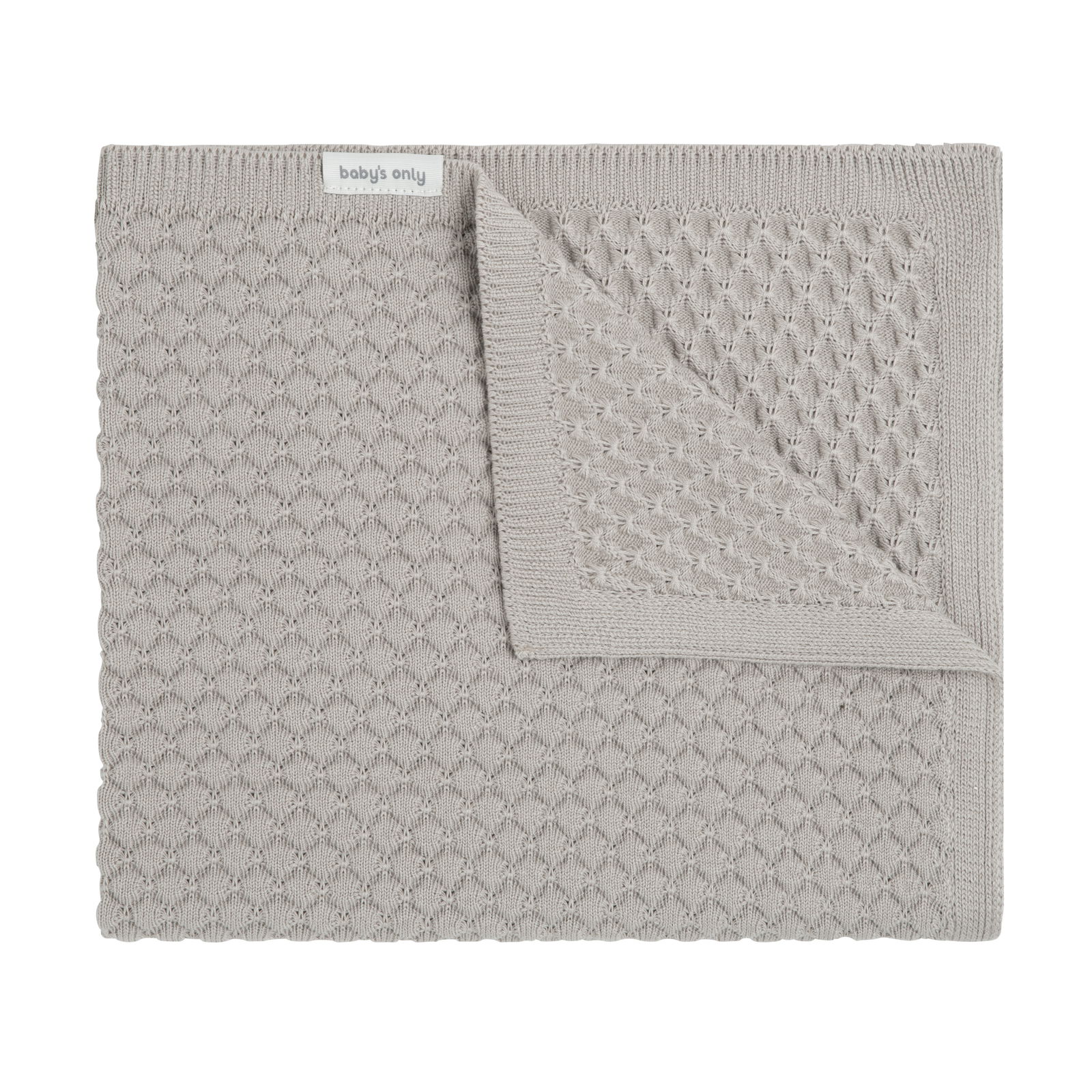 Baby crib blanket Sky-Chunky urban taupe