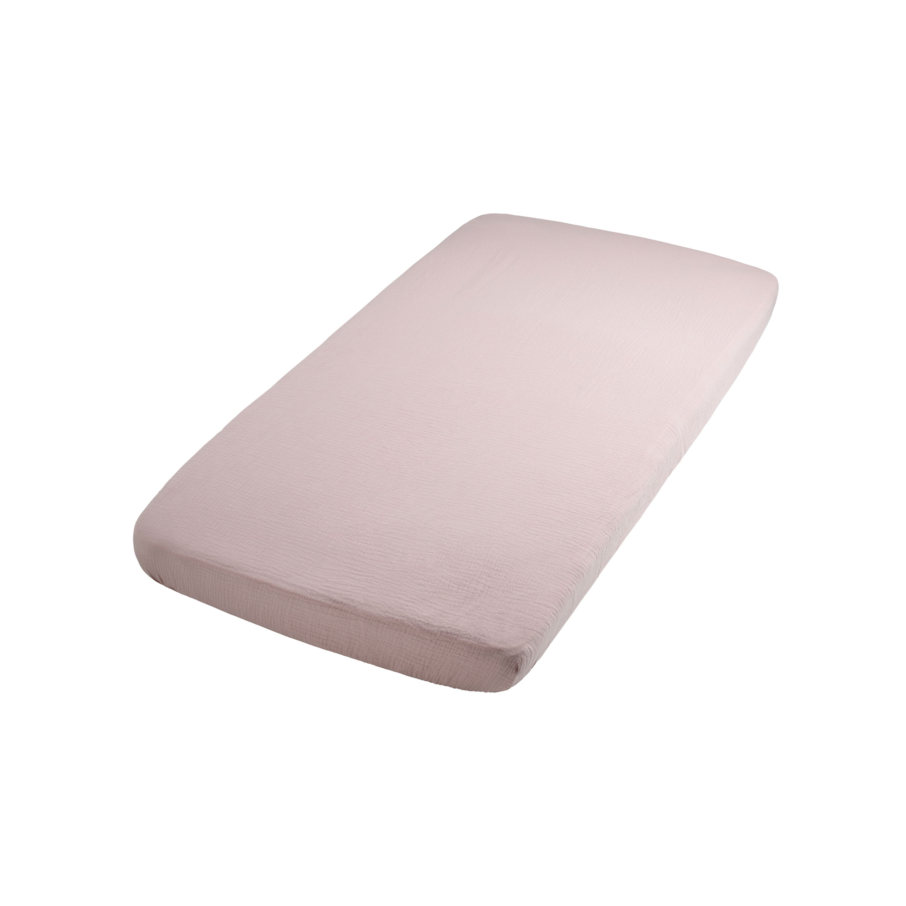 Drap-housse Fresh ECO vieux rose - 40x80