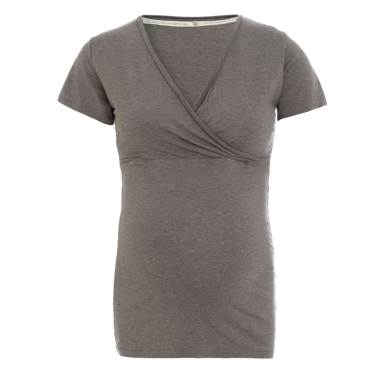 Maternity T-shirt Glow hazel brown - L - With nursing function