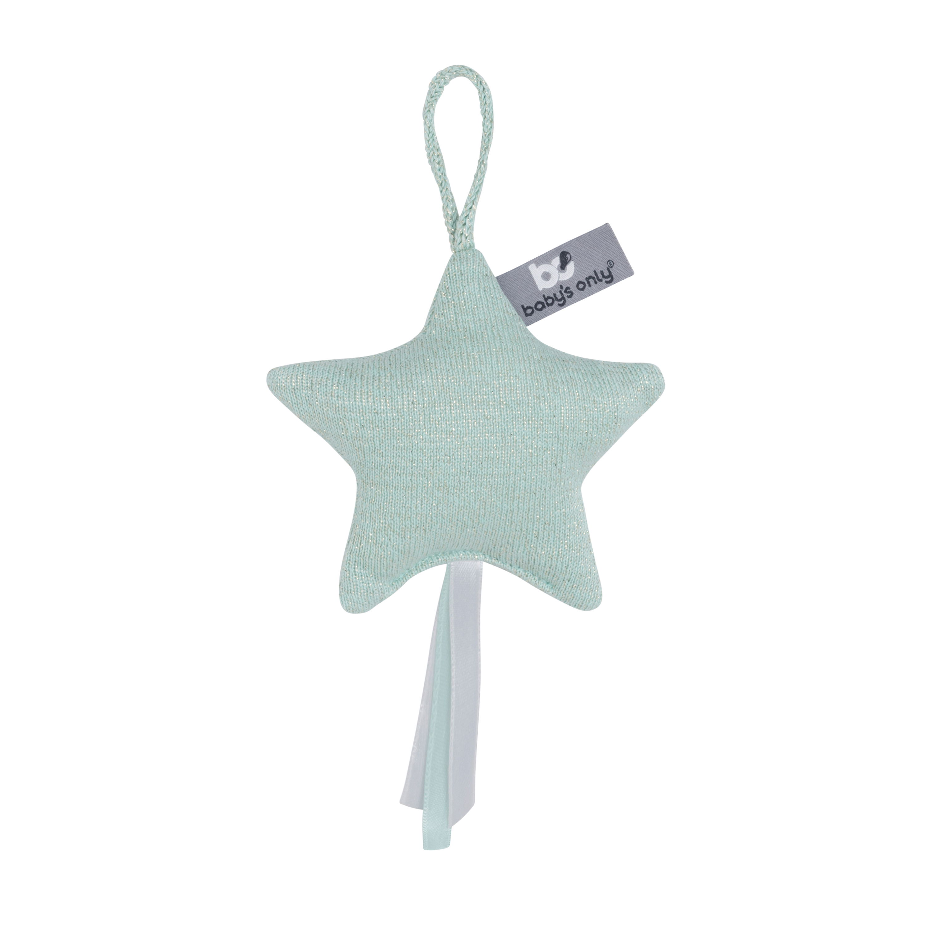 Étoile déco Sparkle mint-doré mêlé