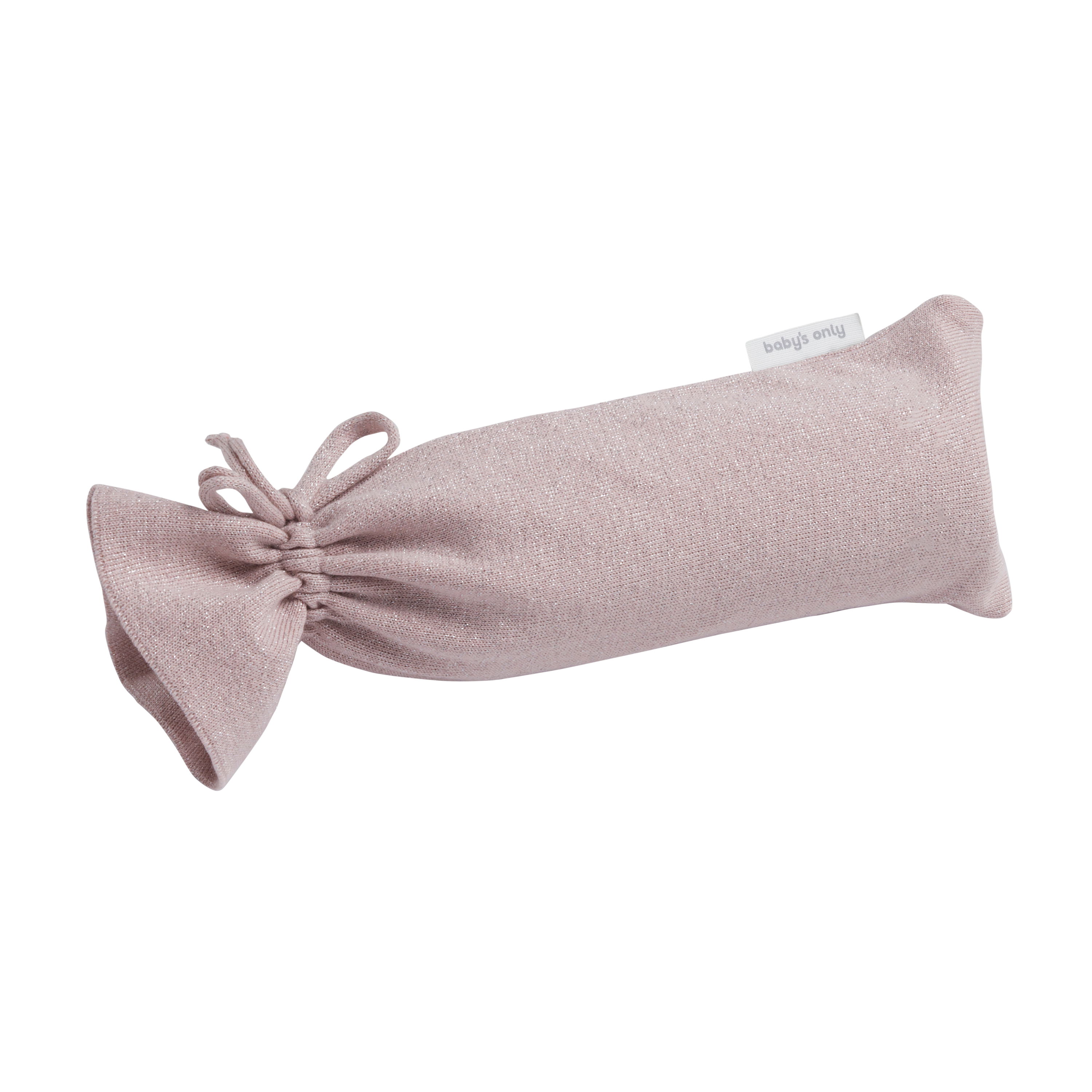 Housse bouillote Sparkle rose-argent mêlé