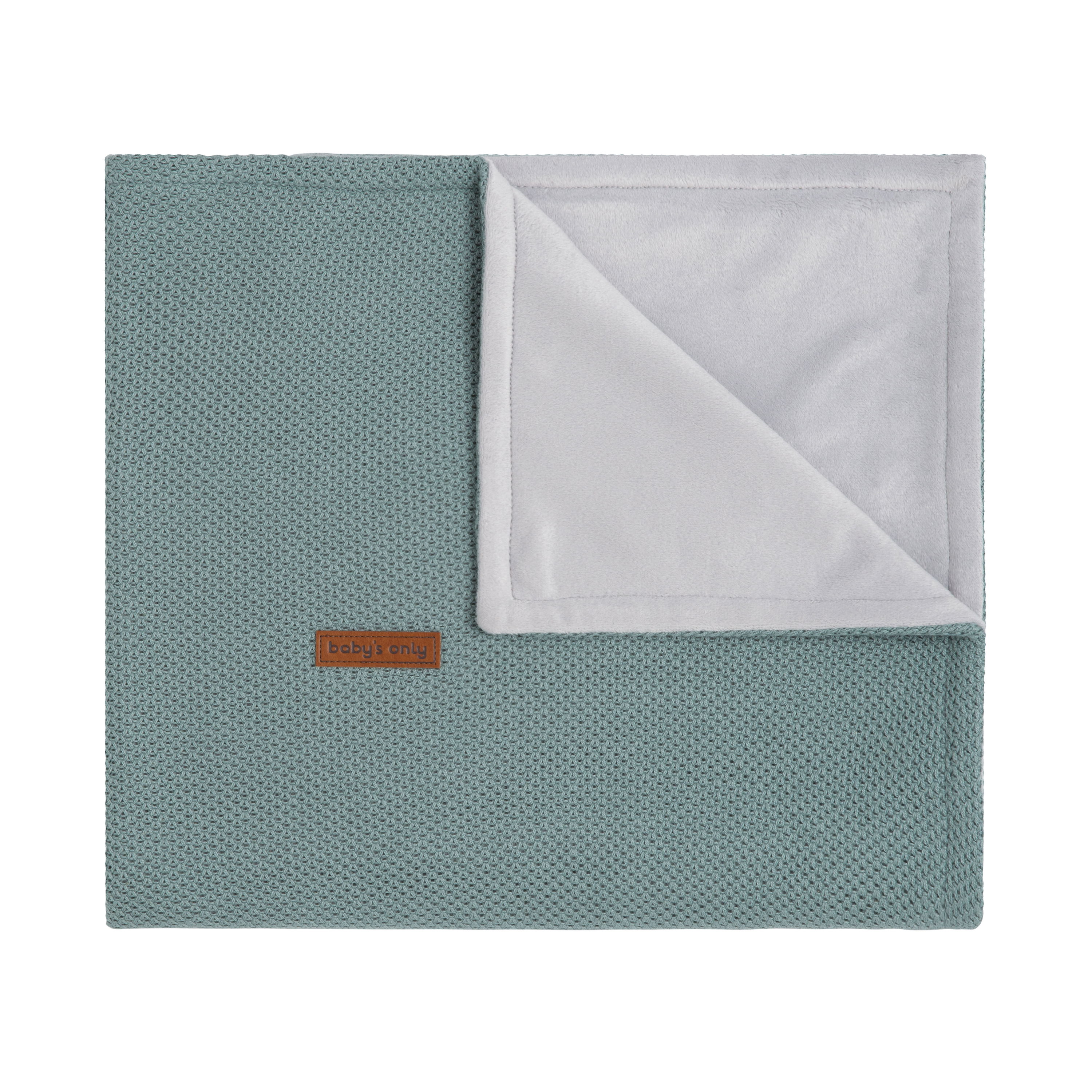 Couverture lit bébé soft Classic stonegreen