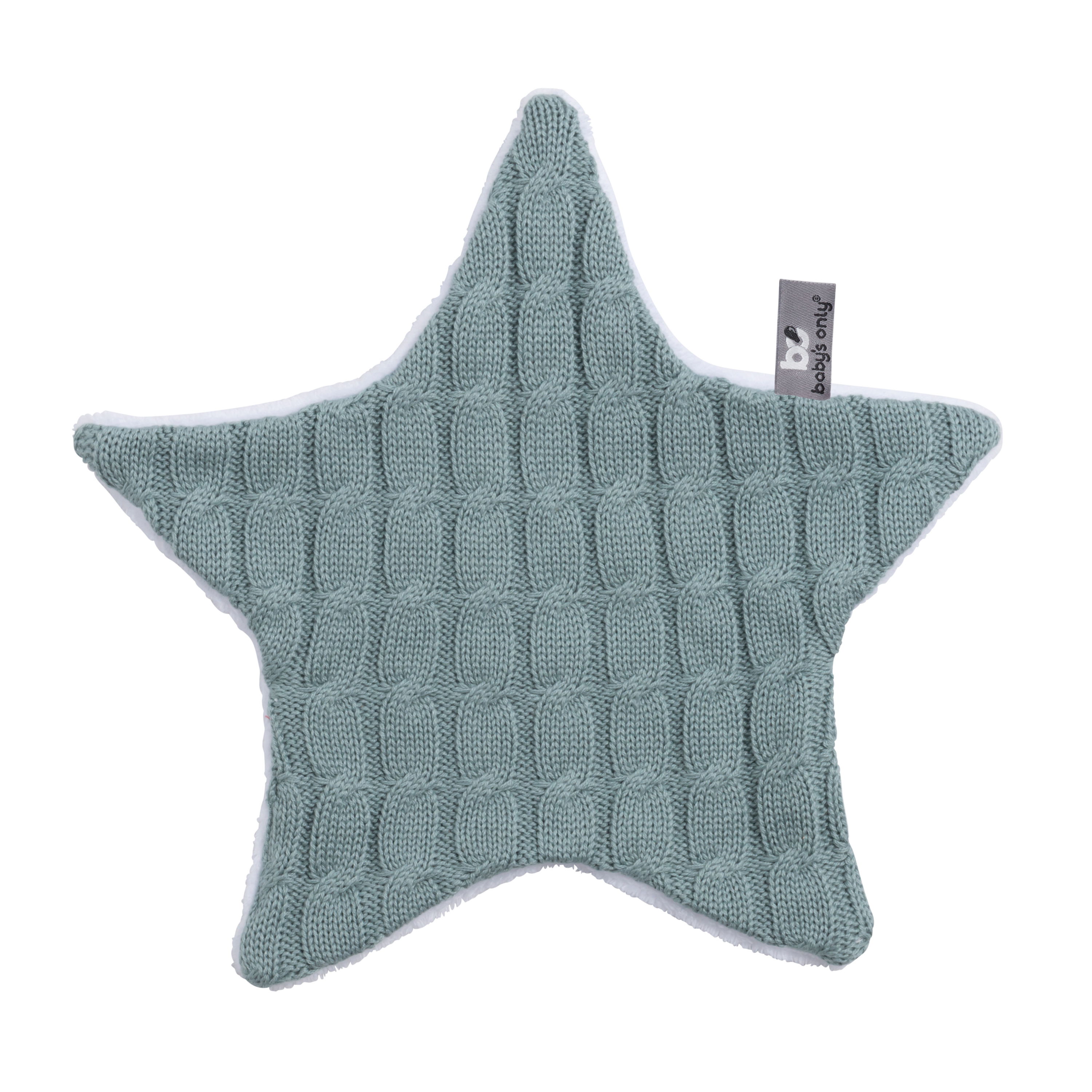 Doudou étoile Cable stonegreen