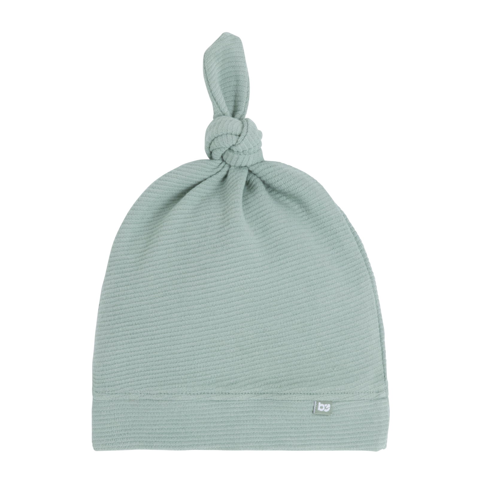 Knoopmutsje Pure dusty green - 3-6 mnd