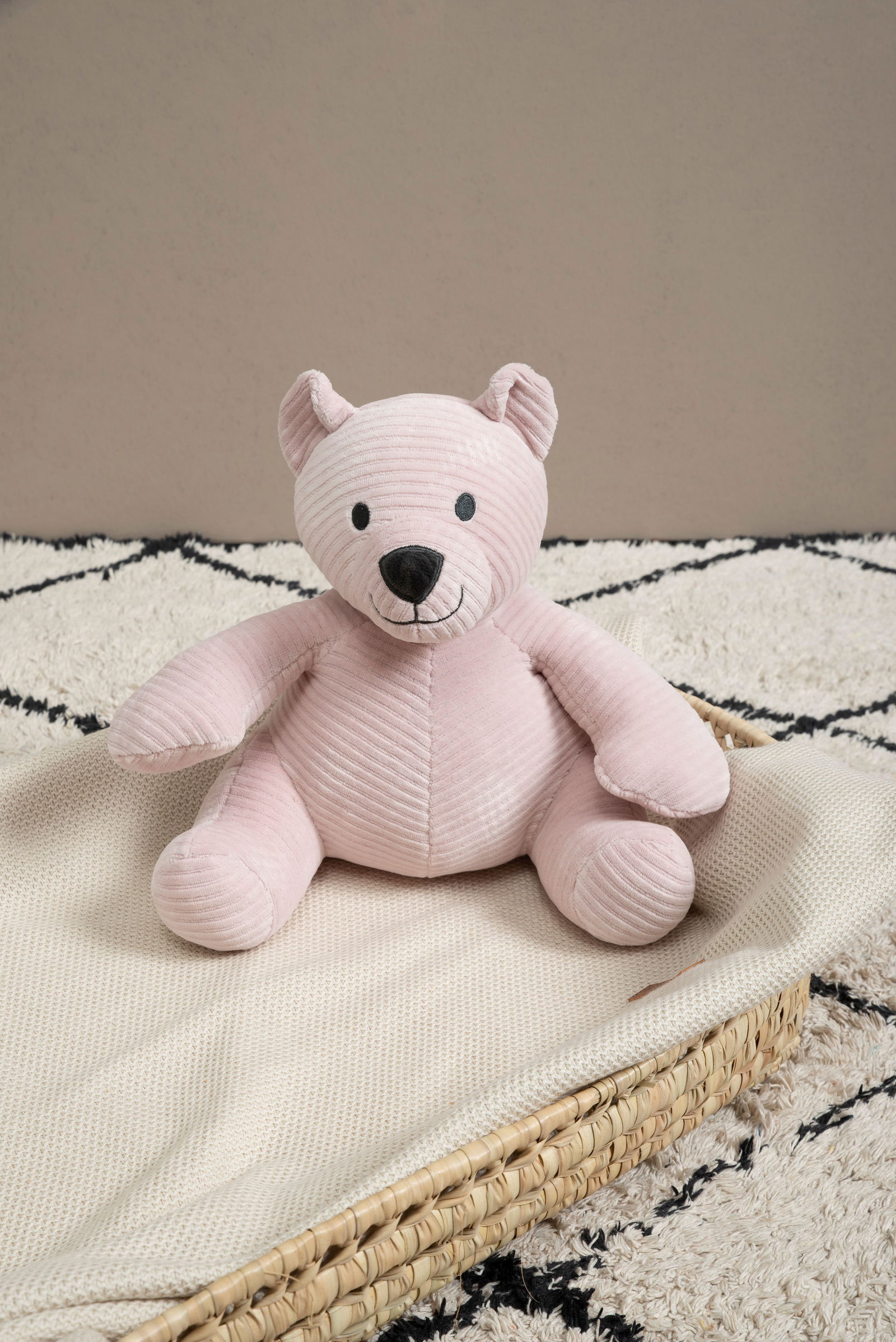 Stuffed bear Sense old pink