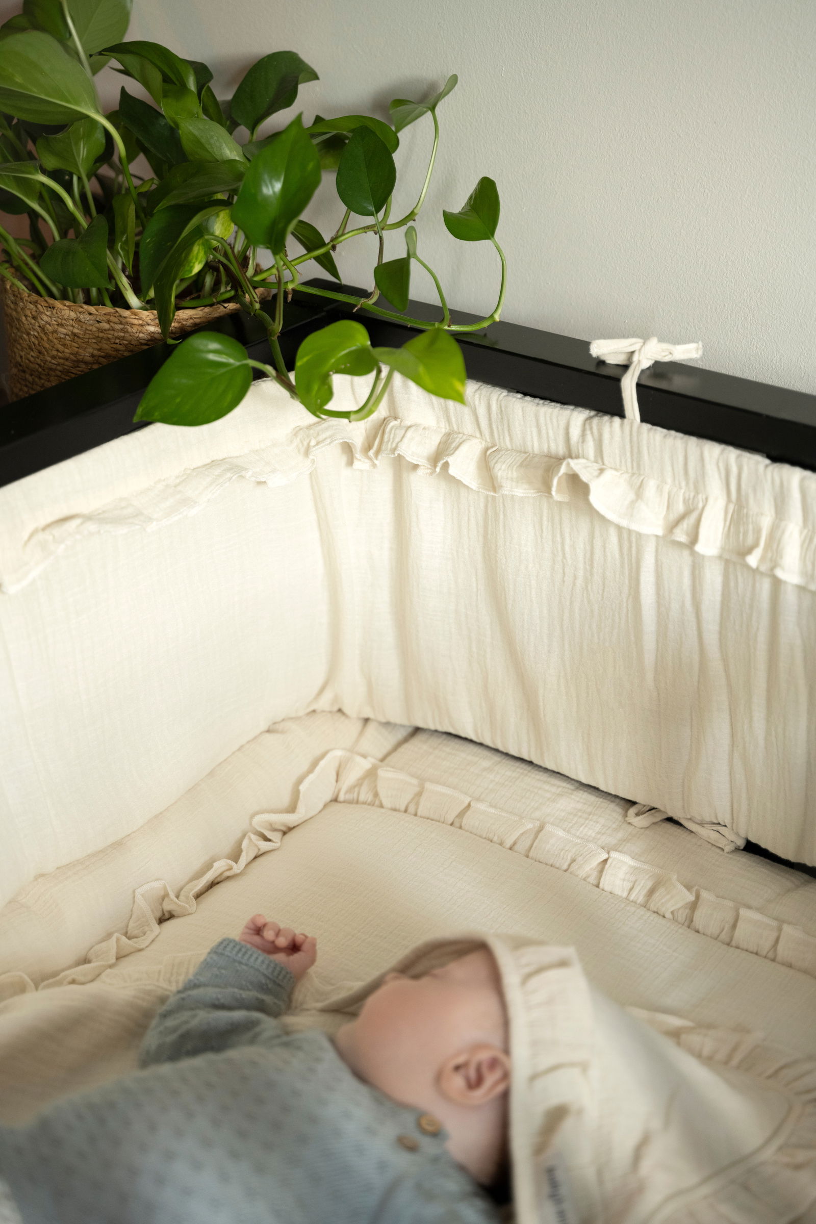 Tour de lit/parc Calm warm linen