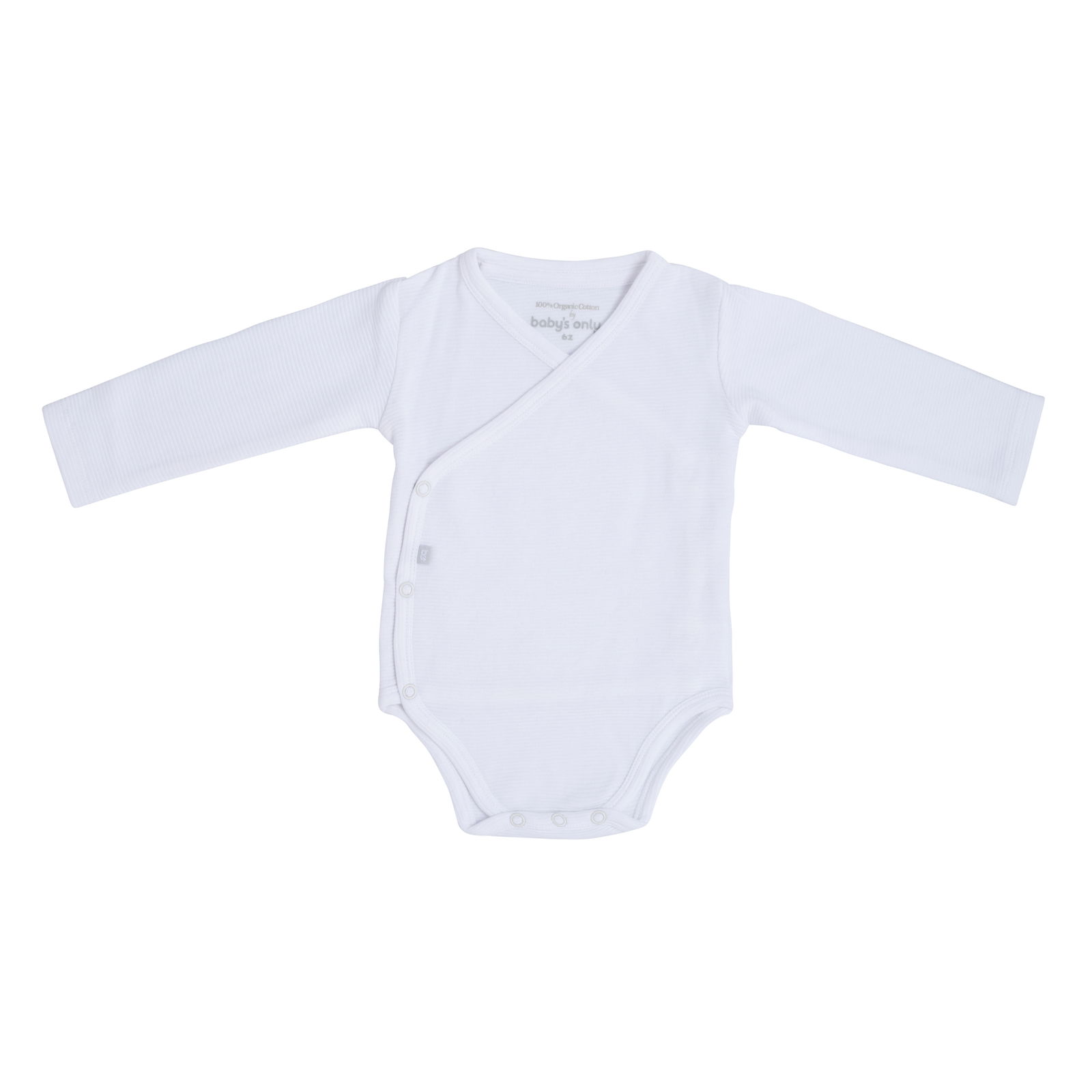Baby Body Langen Ärmeln Pure Weiß - 68
