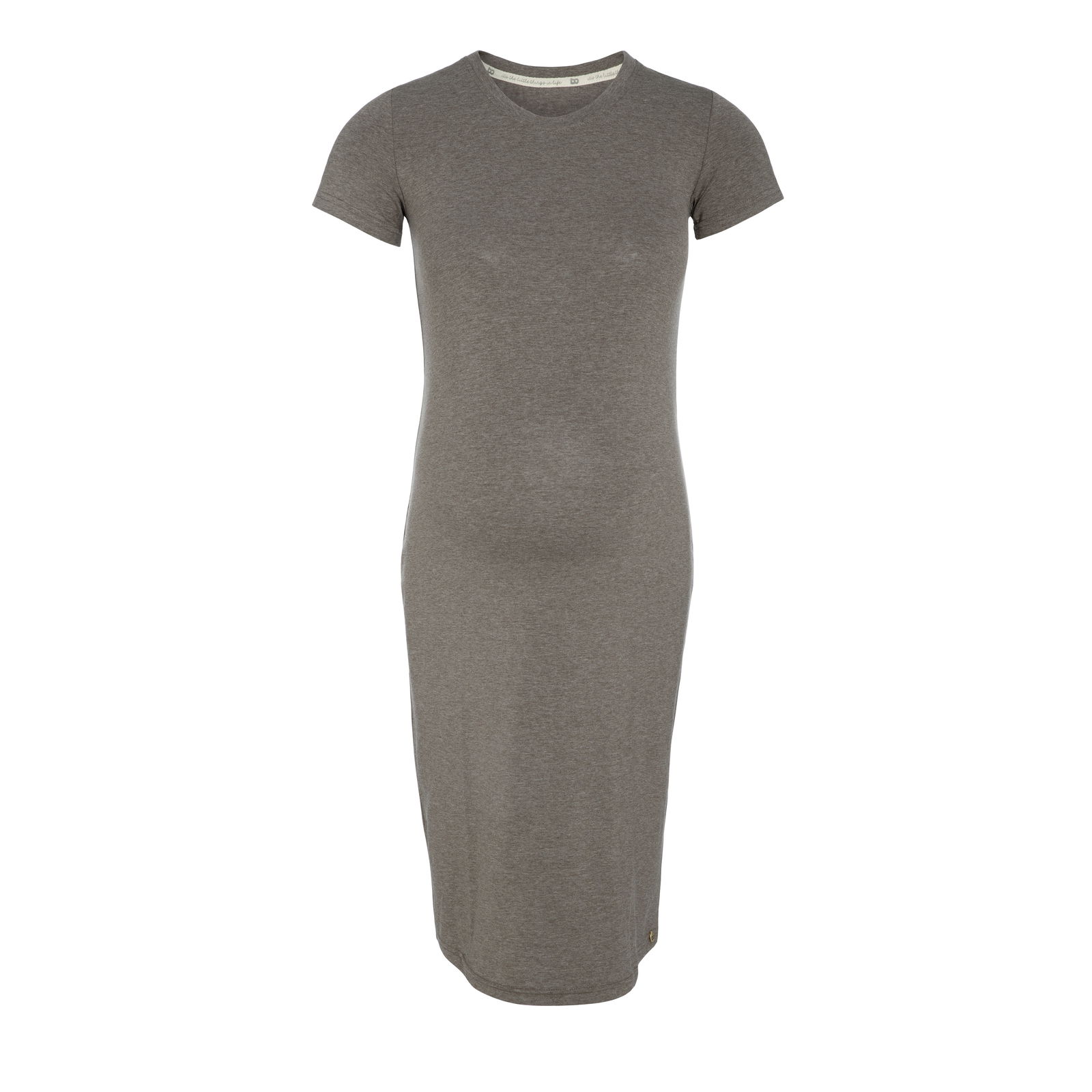 Maternity dress Glow hazel brown - L