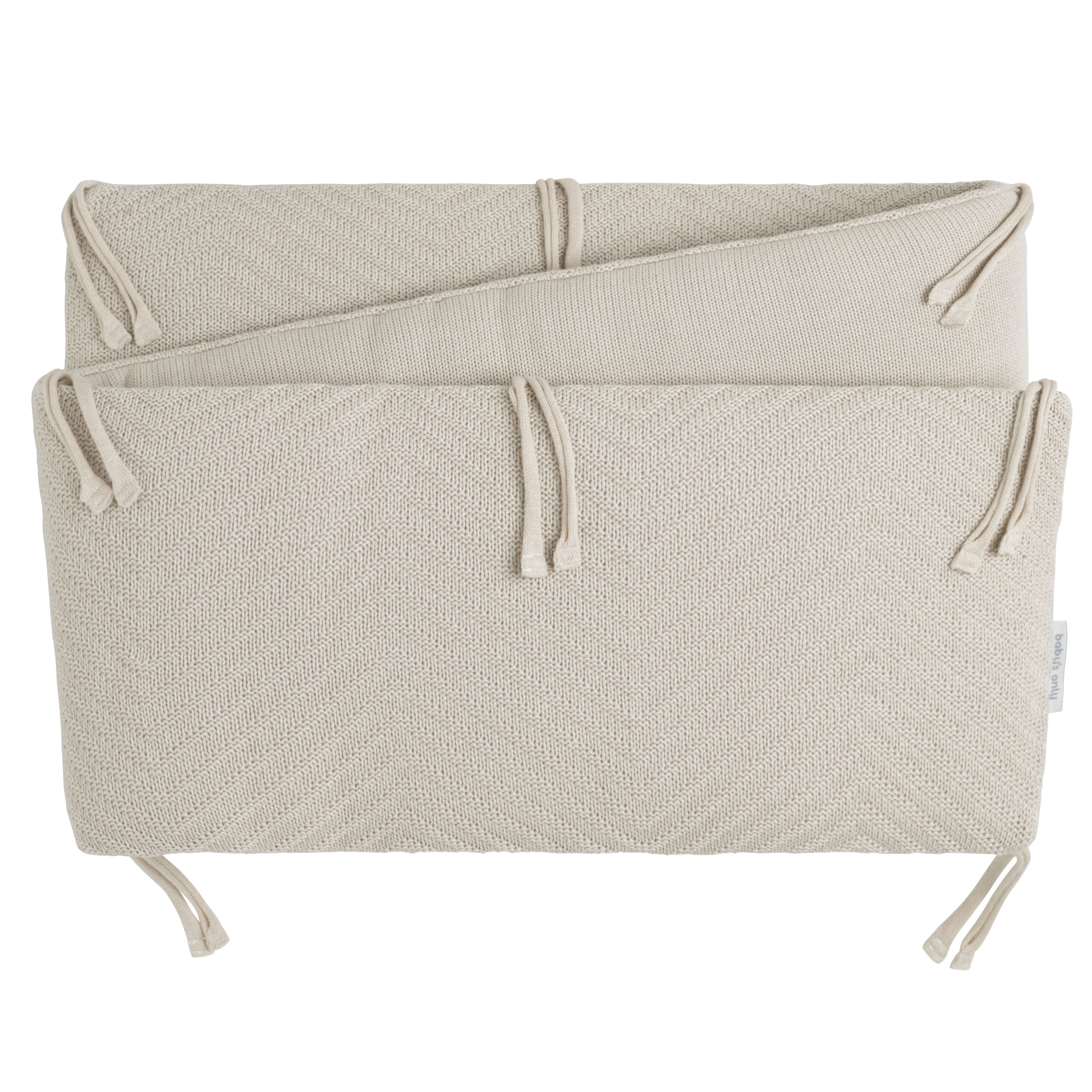 Bed/boxbumper Grace warm linen