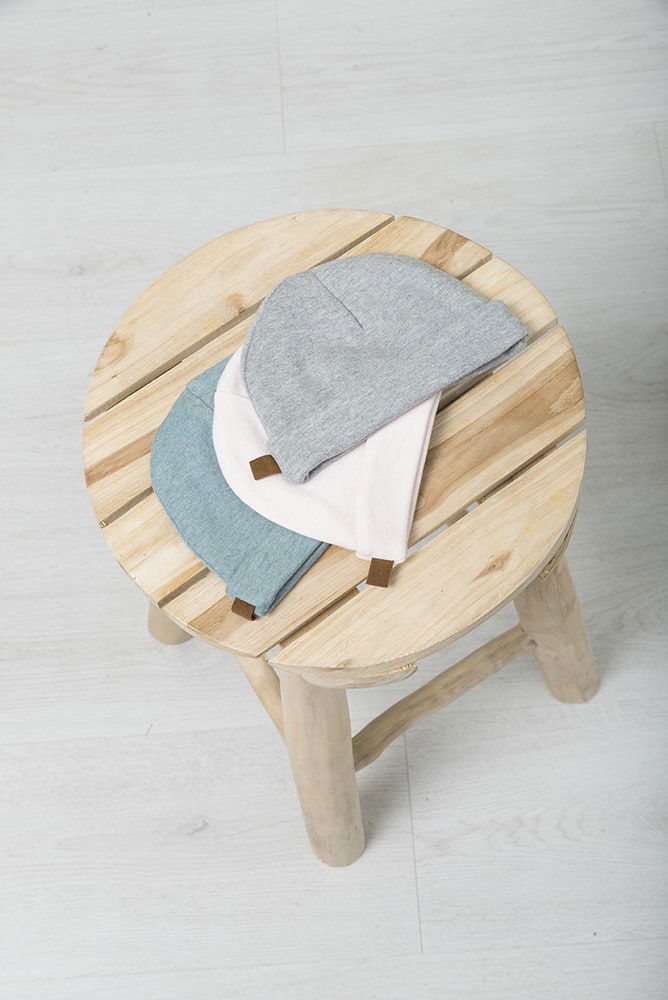 Bonnet Melange warm linen - 3-6 mois