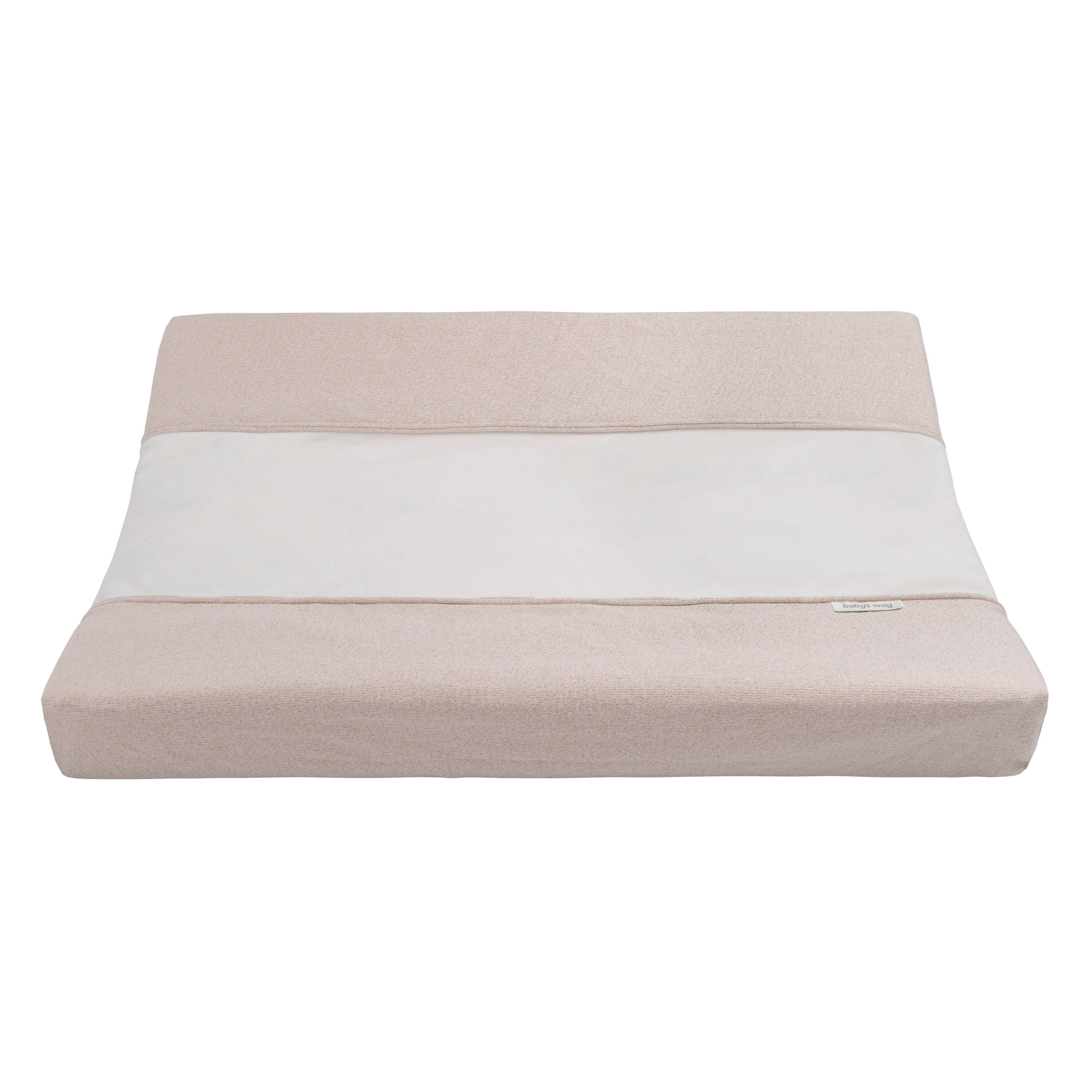 Housse matelas à langer Sparkle ivoire-doré mêlé - 45x70