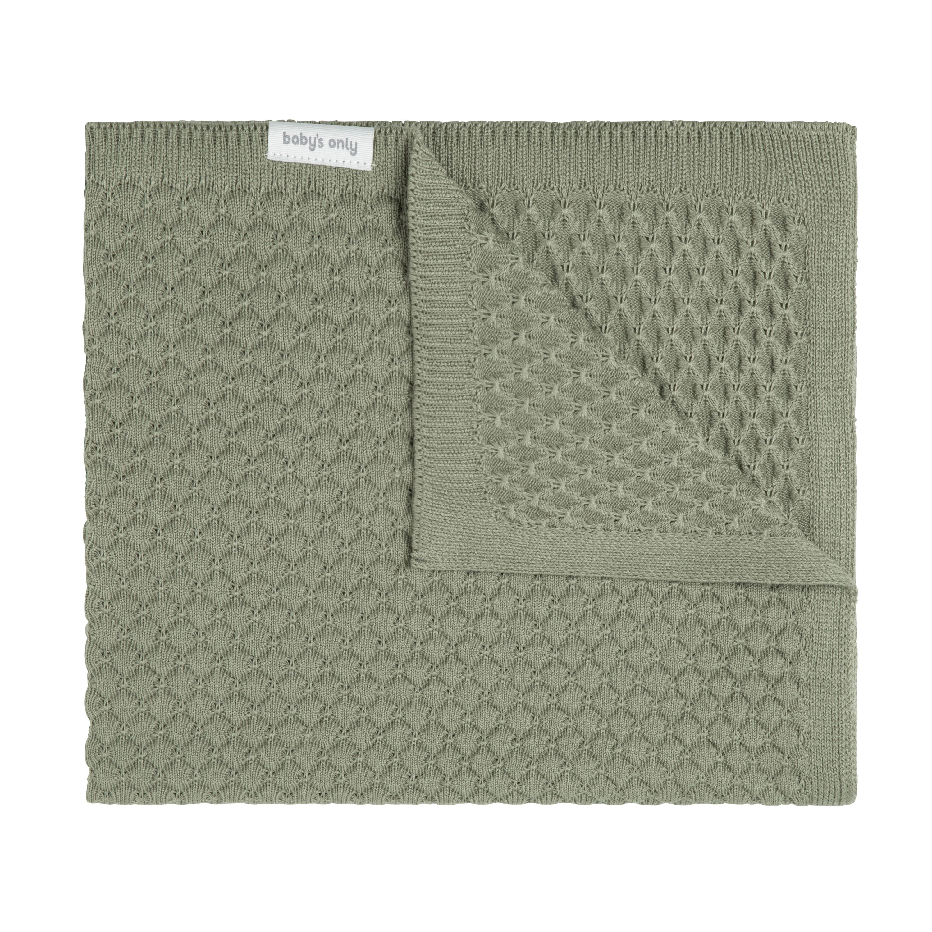 Baby crib blanket Sky-Chunky urban green