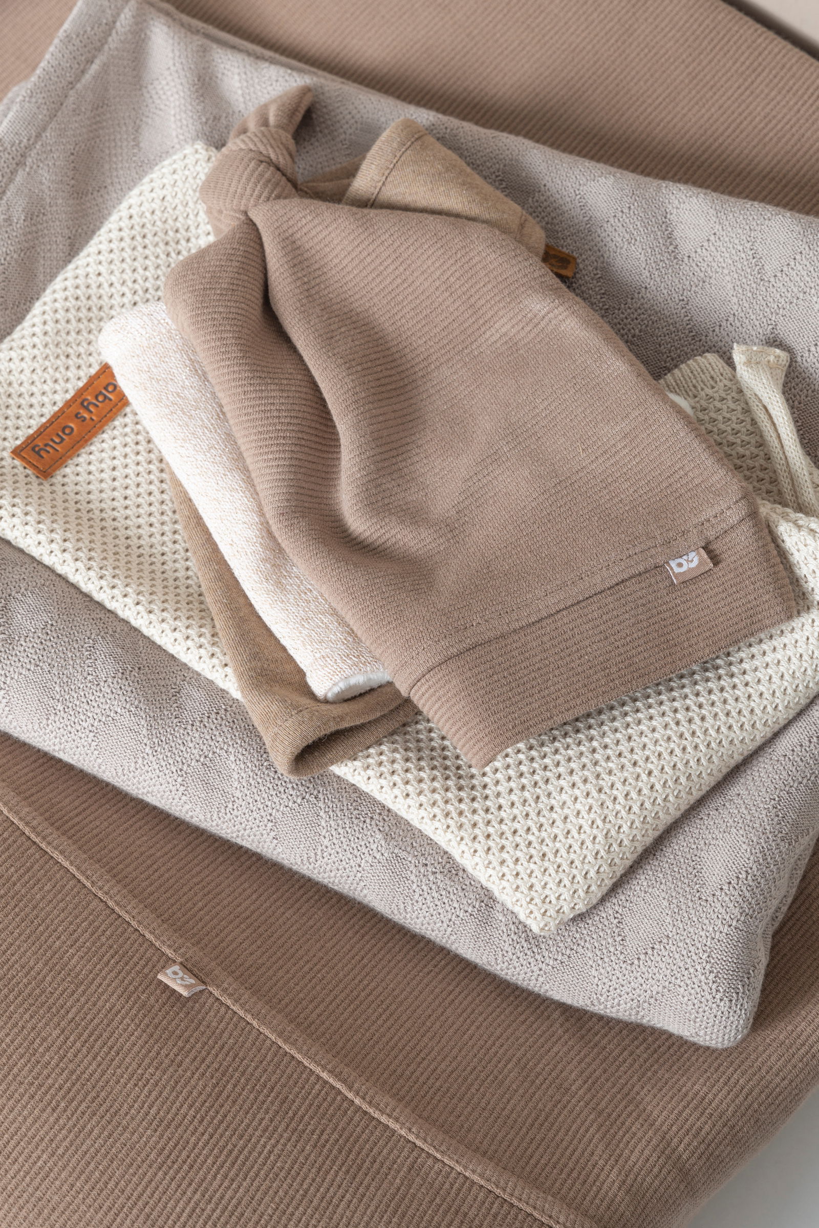 Aankleedkussenhoes Pure mokka - 45x70