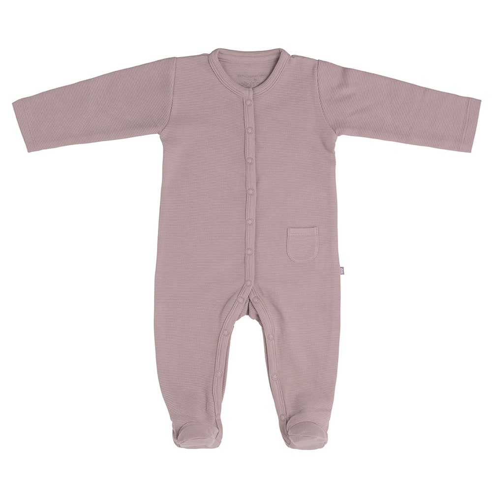 Playsuit with feet Pure old pink - 68