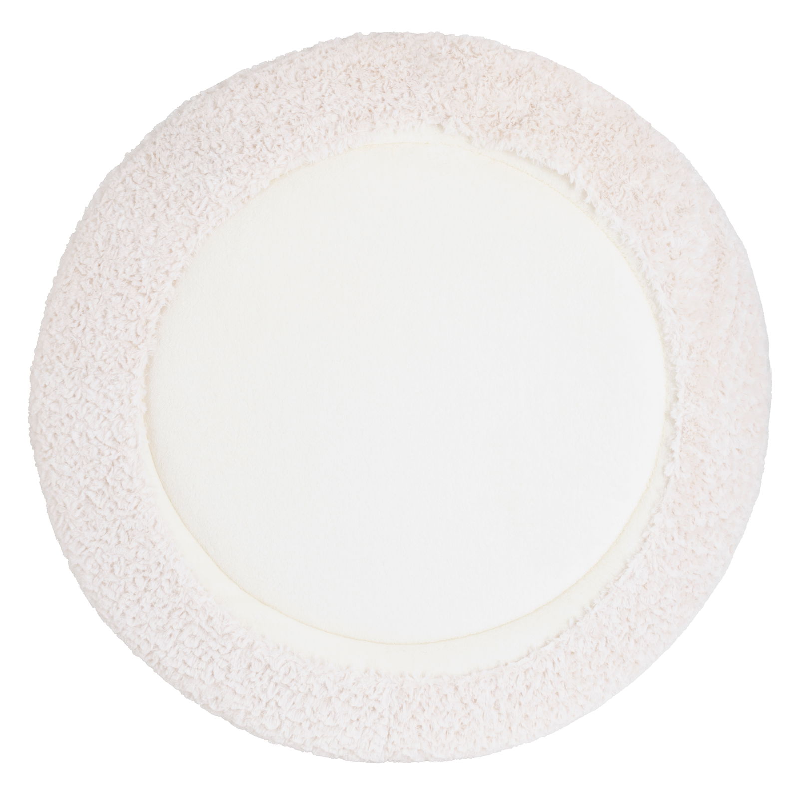 Hoeslaken boxmatras Snow wolwit - Ø90 cm - 1
