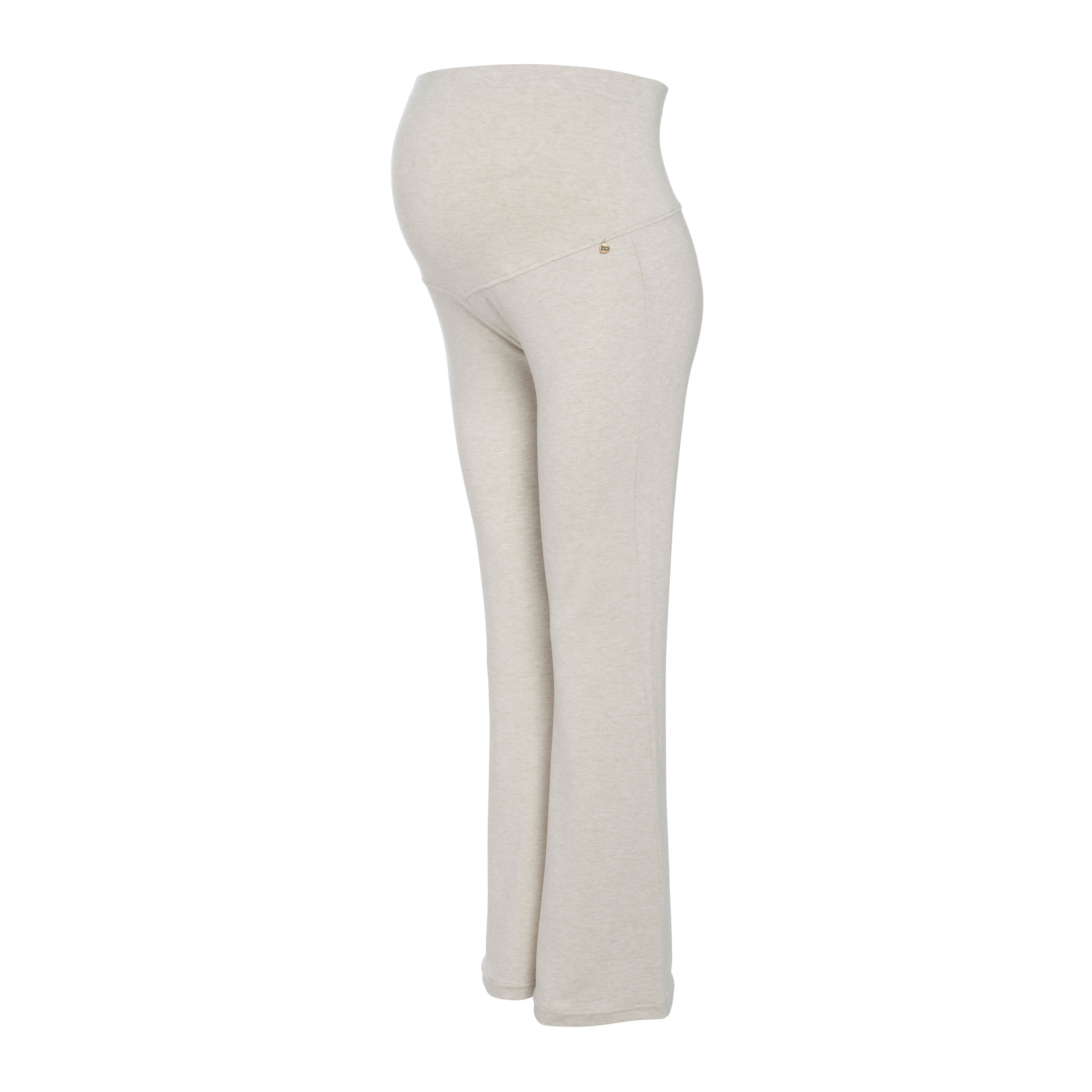 Flared pantalon de maternité Glow ecru - S